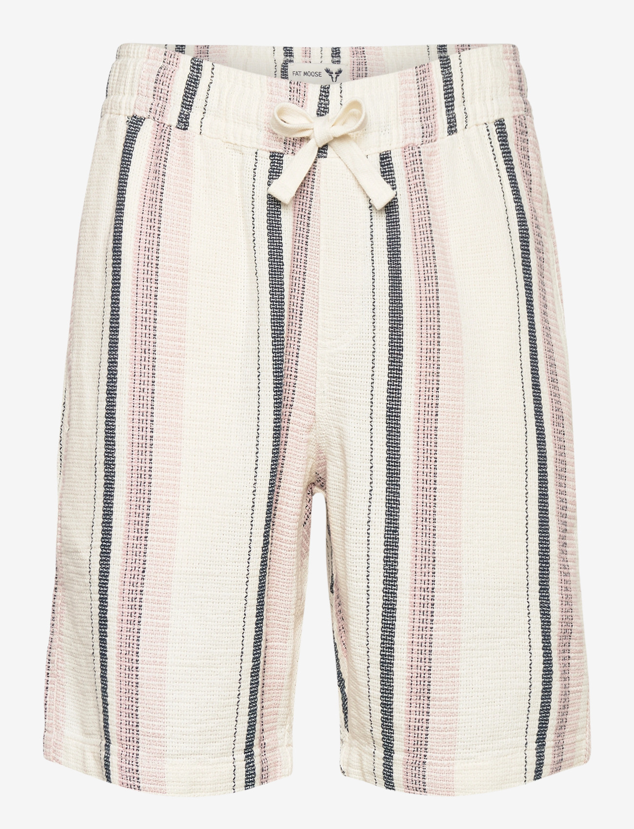 Fat Moose - Costa shorts - lühikesed vabaajapüksid - ecru/violet ice striped - 1