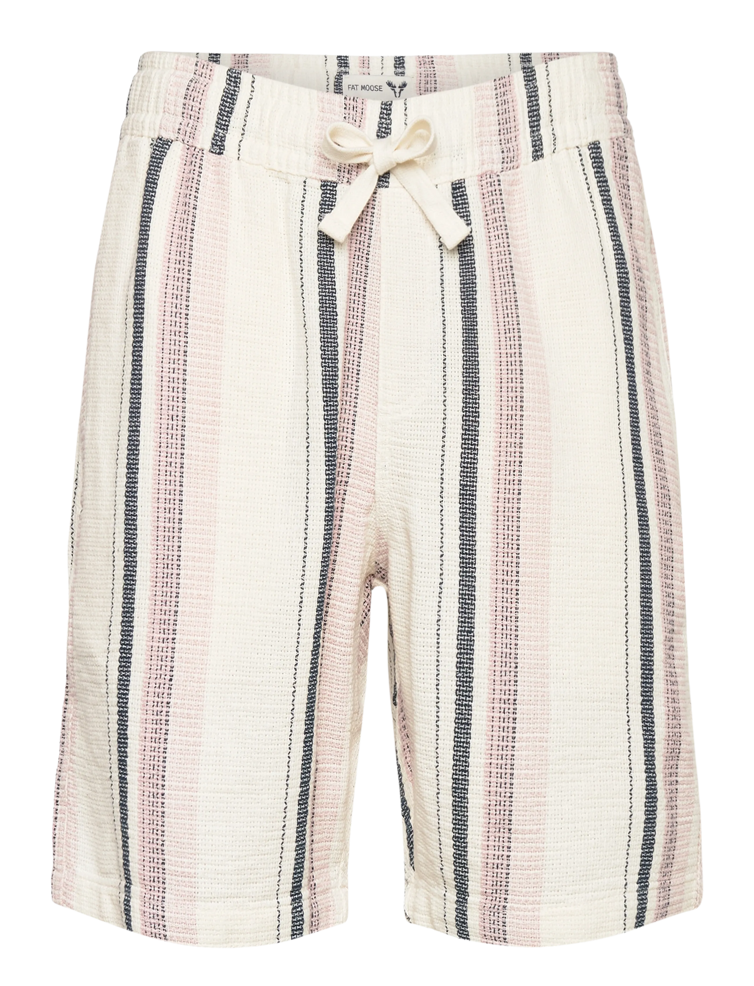 Fat Moose Costa shorts - Shortsit - ECRU/VIOLET ICE STRIPED / cream