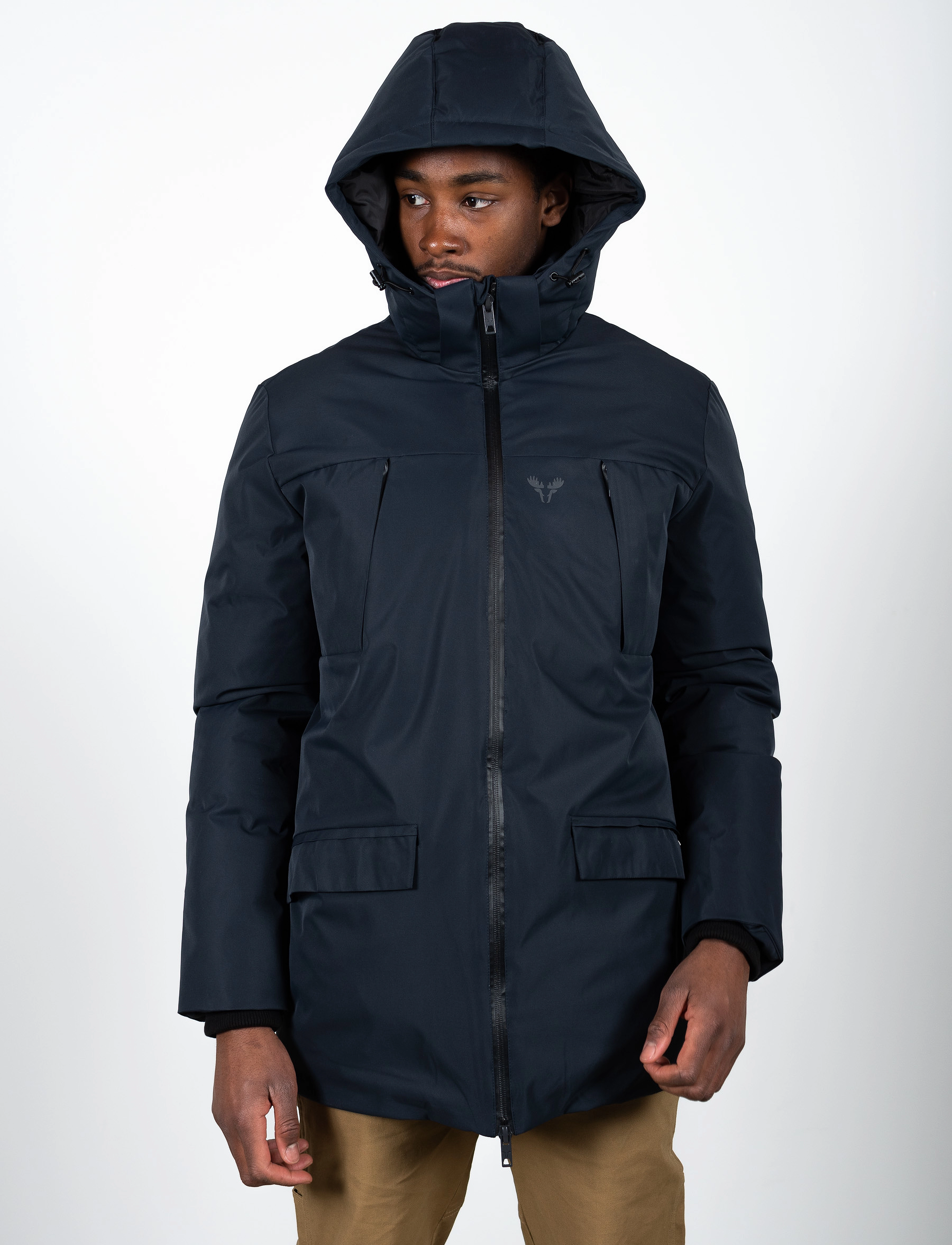 Fat Moose Jamison Quilt Mix Jacket, L, Navy, Jakker > Parkaer, Herre