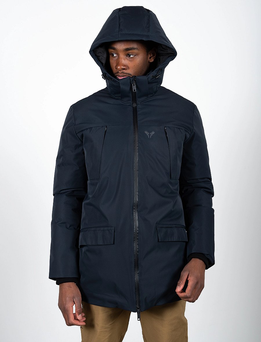 Fat Moose - Jamison Quilt Mix Jacket - parkatakit - dark navy - 0