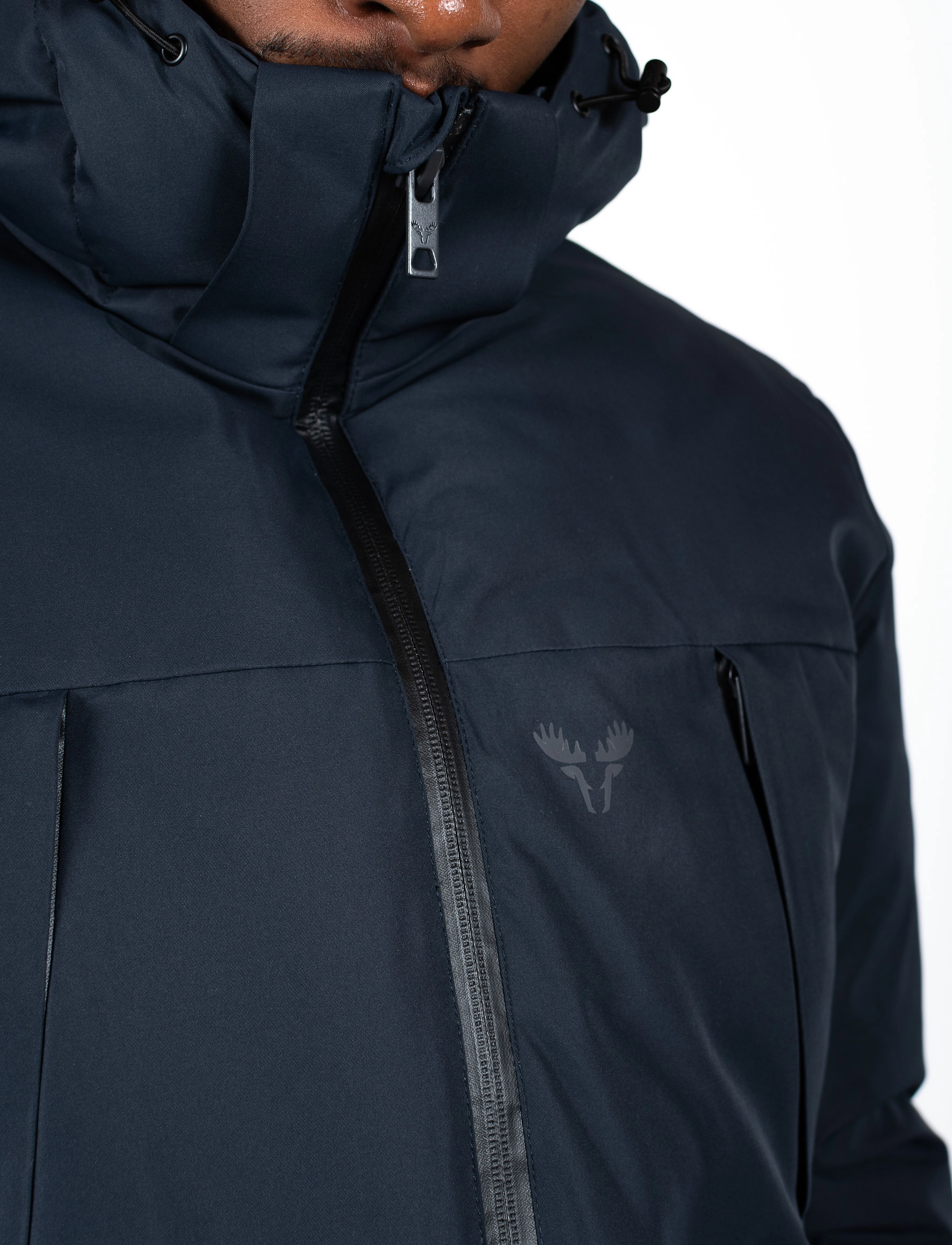 Fat Moose - Jamison Quilt Mix Jacket - vinterjakker - dark navy - 3