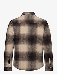 Fat Moose - Bryce Check Overshirt - mehed - dark brown check - 2
