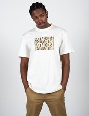 Fat Moose - Logo Cotton Tee - kortärmade t-shirts - ecru - 2