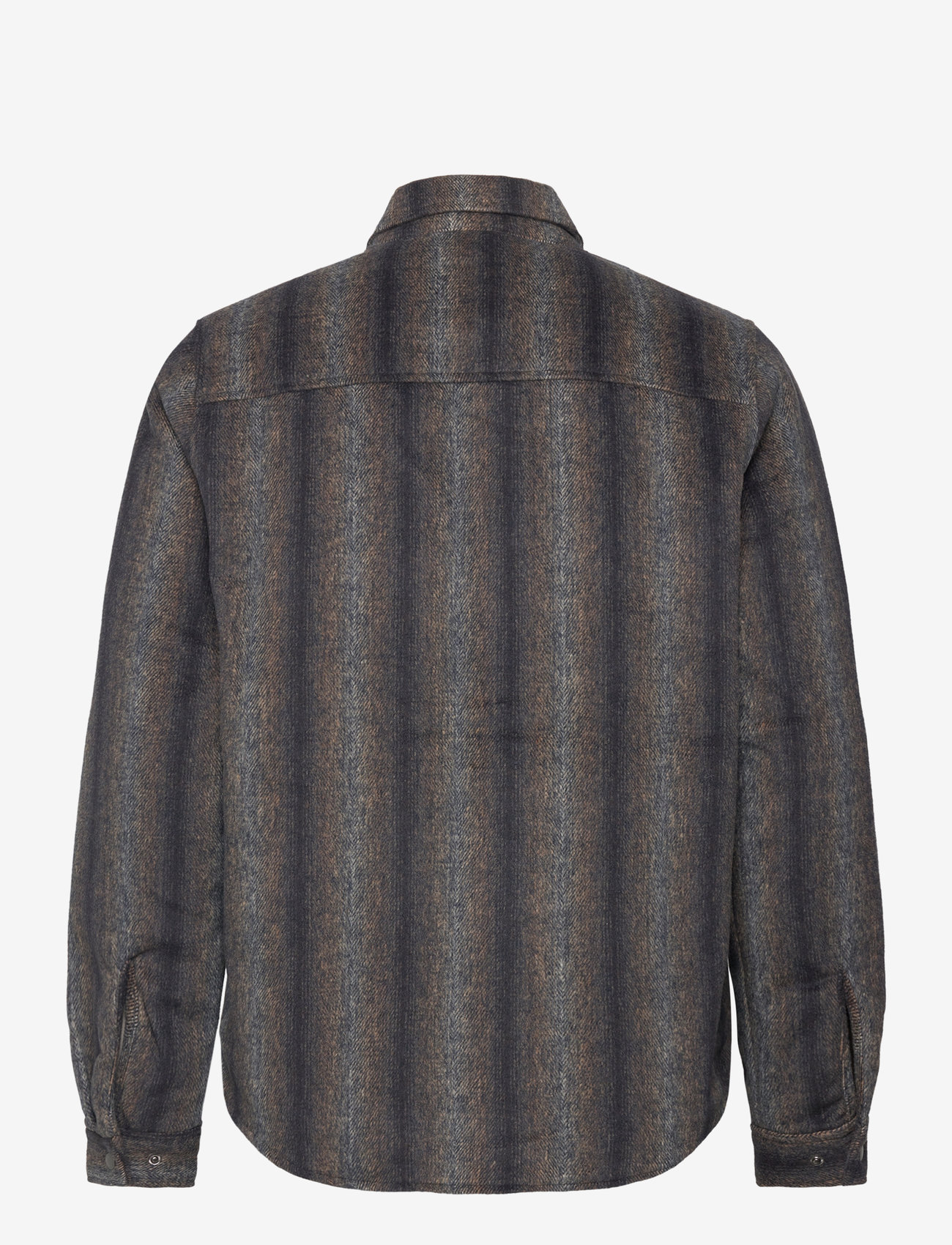 Fat Moose - Ben Striped Overshirt - navy striped - 1