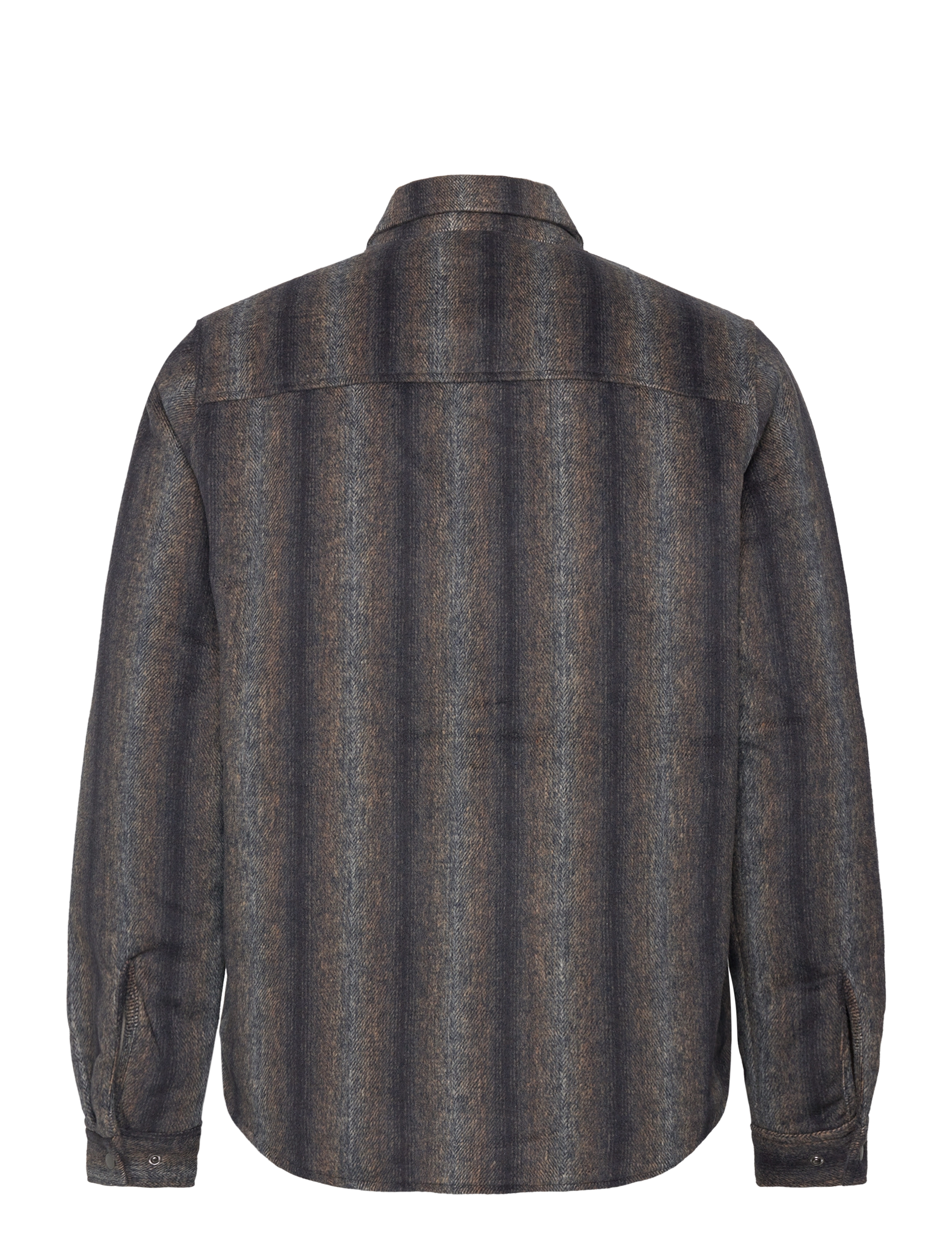 Fat Moose - Ben Striped Overshirt - navy striped - 1