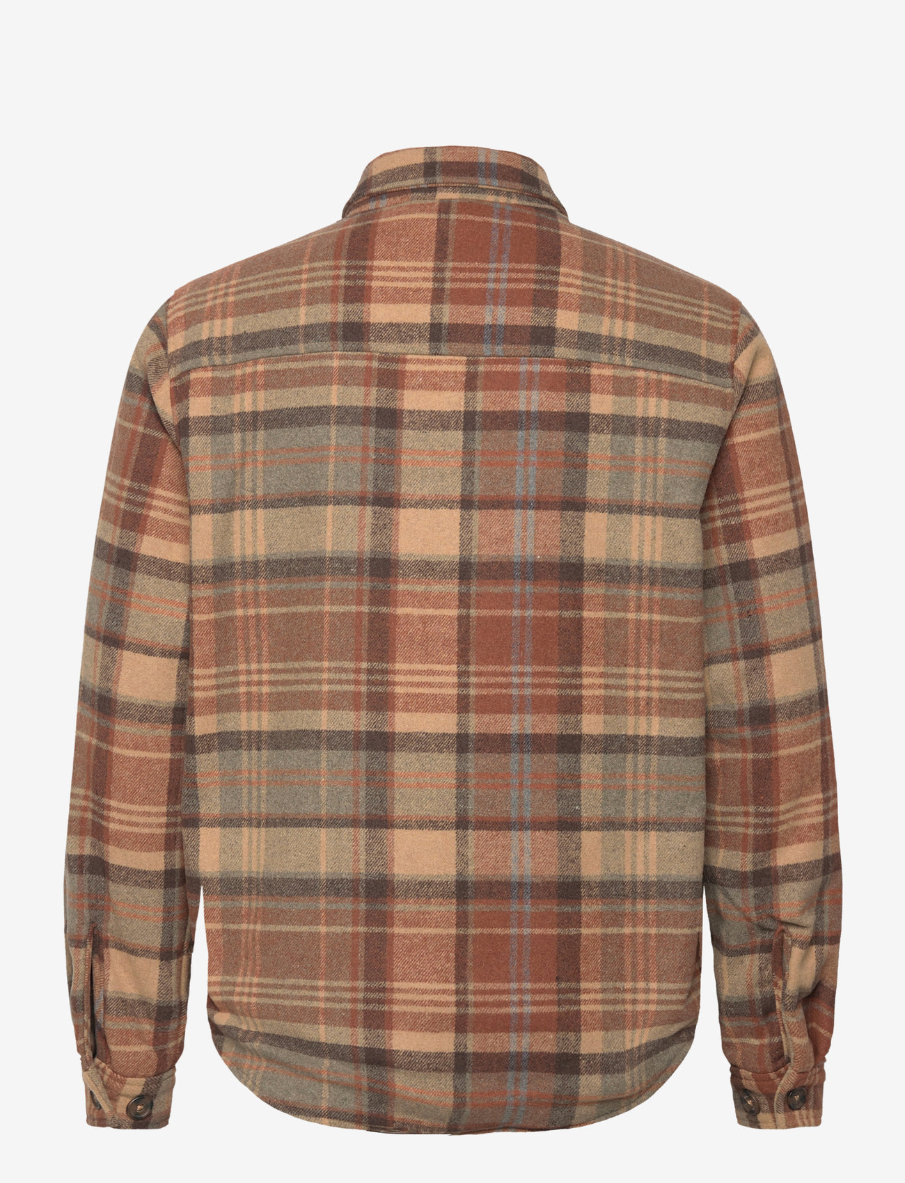 Fat Moose - Nathan Check Overshirt - rust orange check - 1