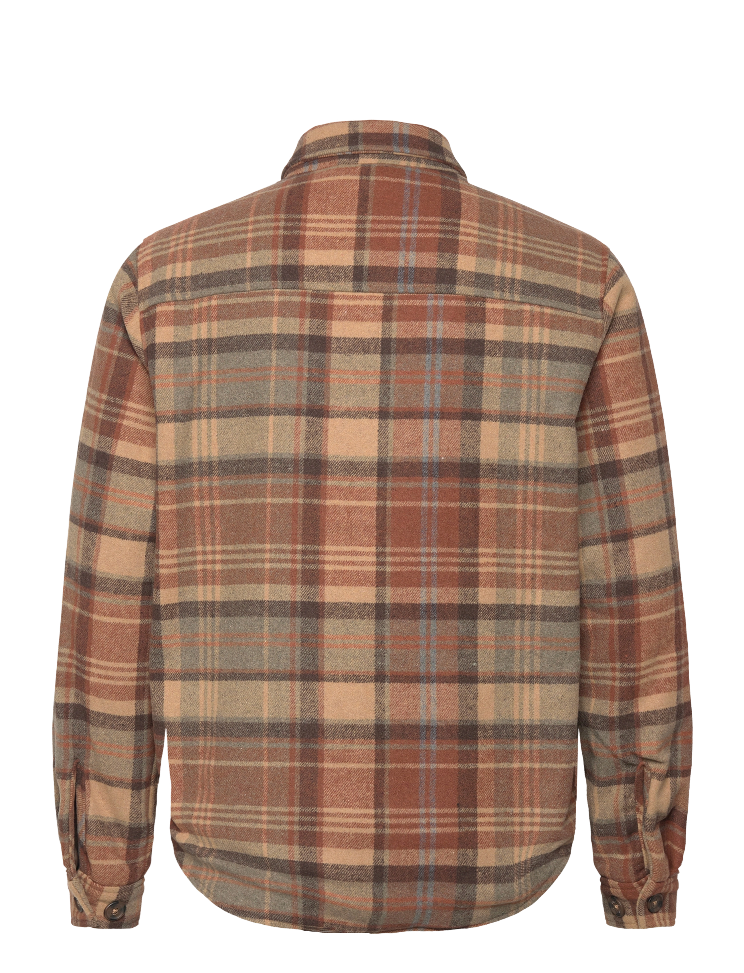 Fat Moose - Nathan Check Overshirt - rust orange check - 1