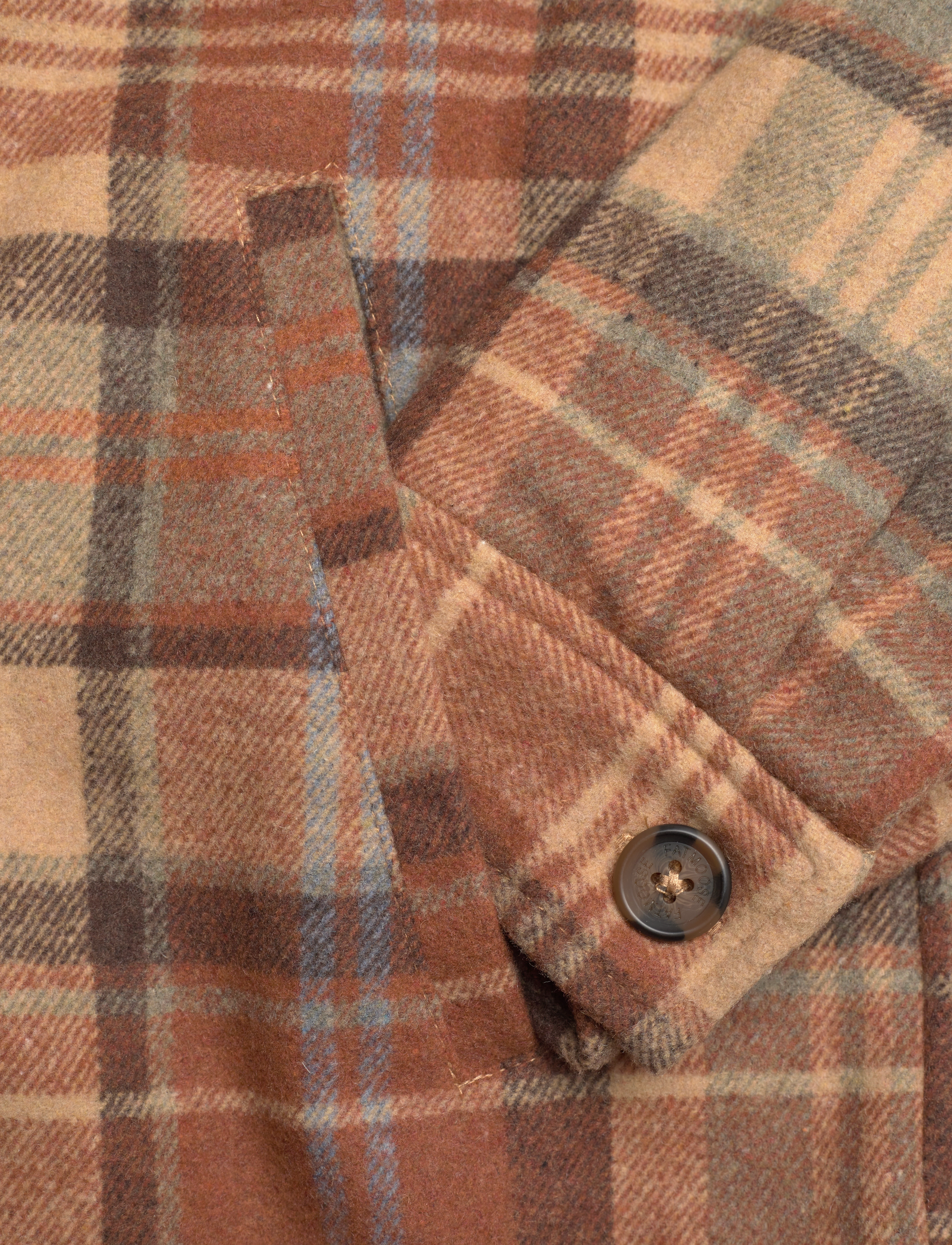 Fat Moose - Nathan Check Overshirt - rust orange check - 3