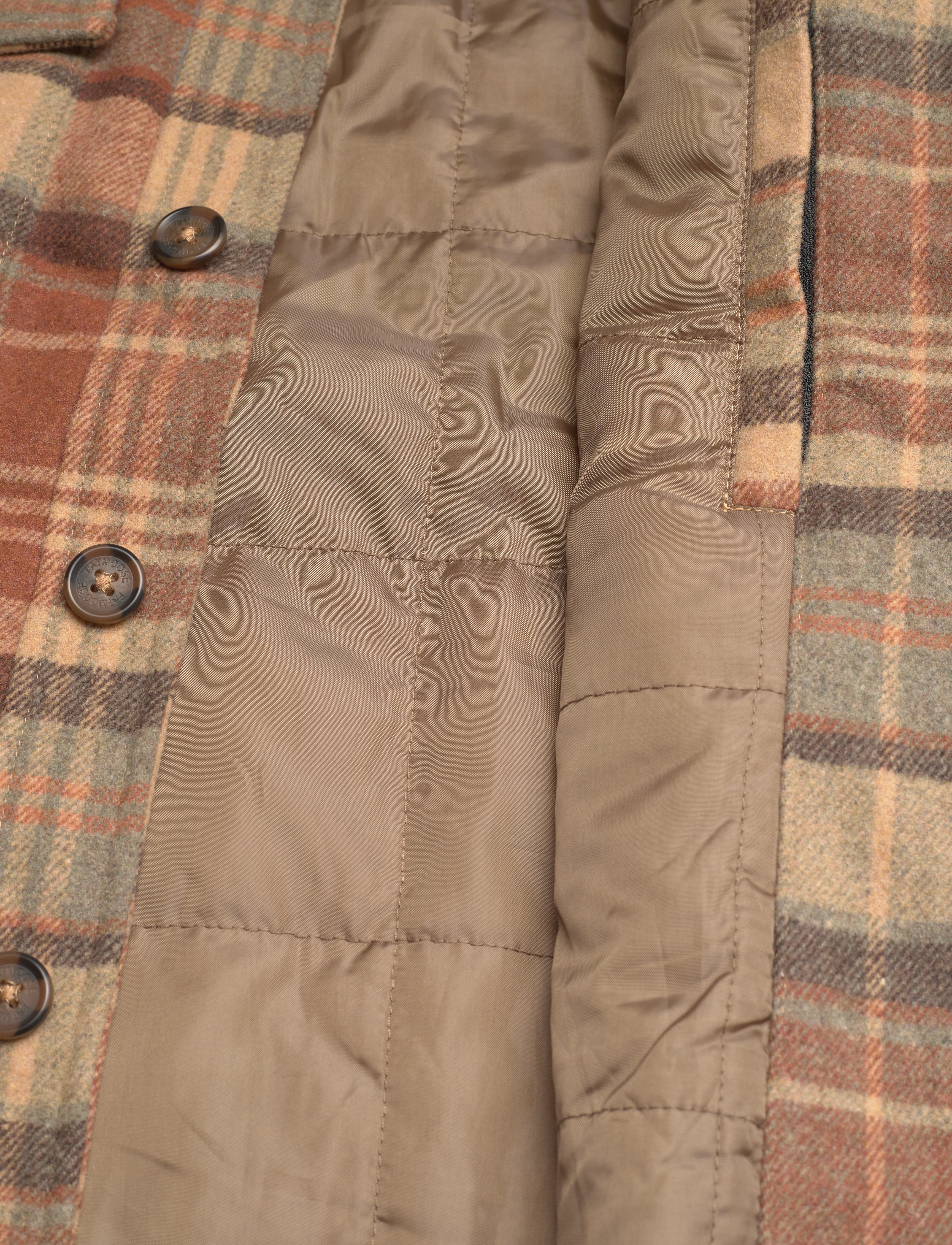 Fat Moose - Nathan Check Overshirt - rust orange check - 4