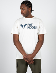 Fat Moose - FM Logo Organic Tee - lägsta priserna - ecru - 1