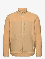 Fat Moose - Gravel Fleece Jacket - vidurinio sluoksnio striukės - khaki/dark khaki - 0