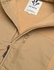 Fat Moose - Gravel Fleece Jacket - vidējais slānis – virsjakas - khaki/dark khaki - 3