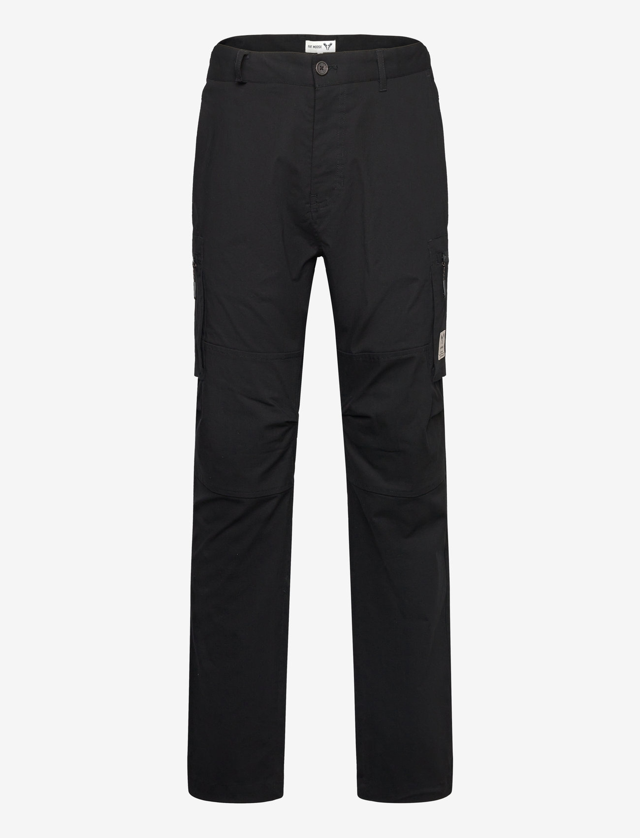 Fat Moose - Pavement Ripstop Pants - efterårstøj - black - 0