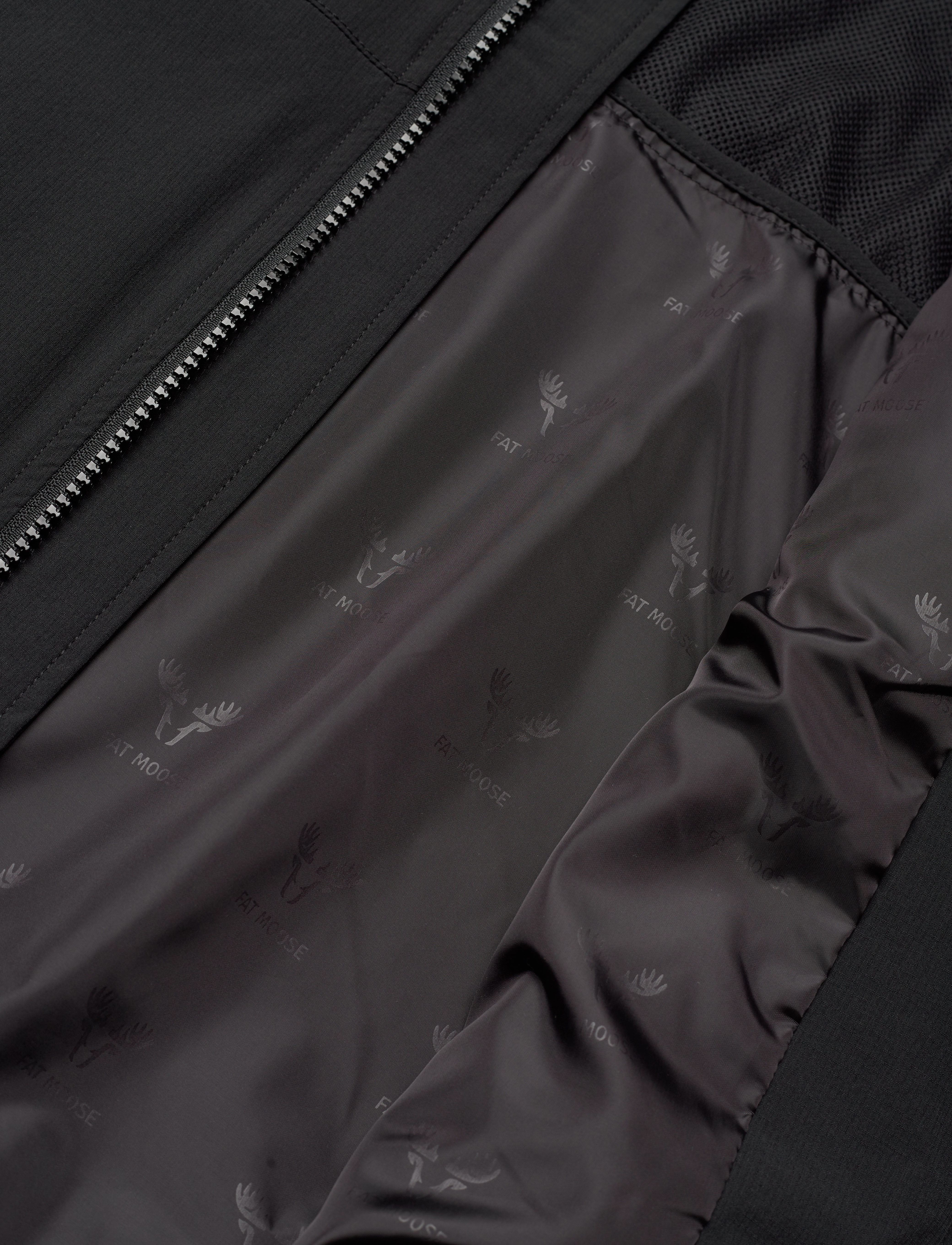 Fat Moose - Track Jacket - black/army - 5