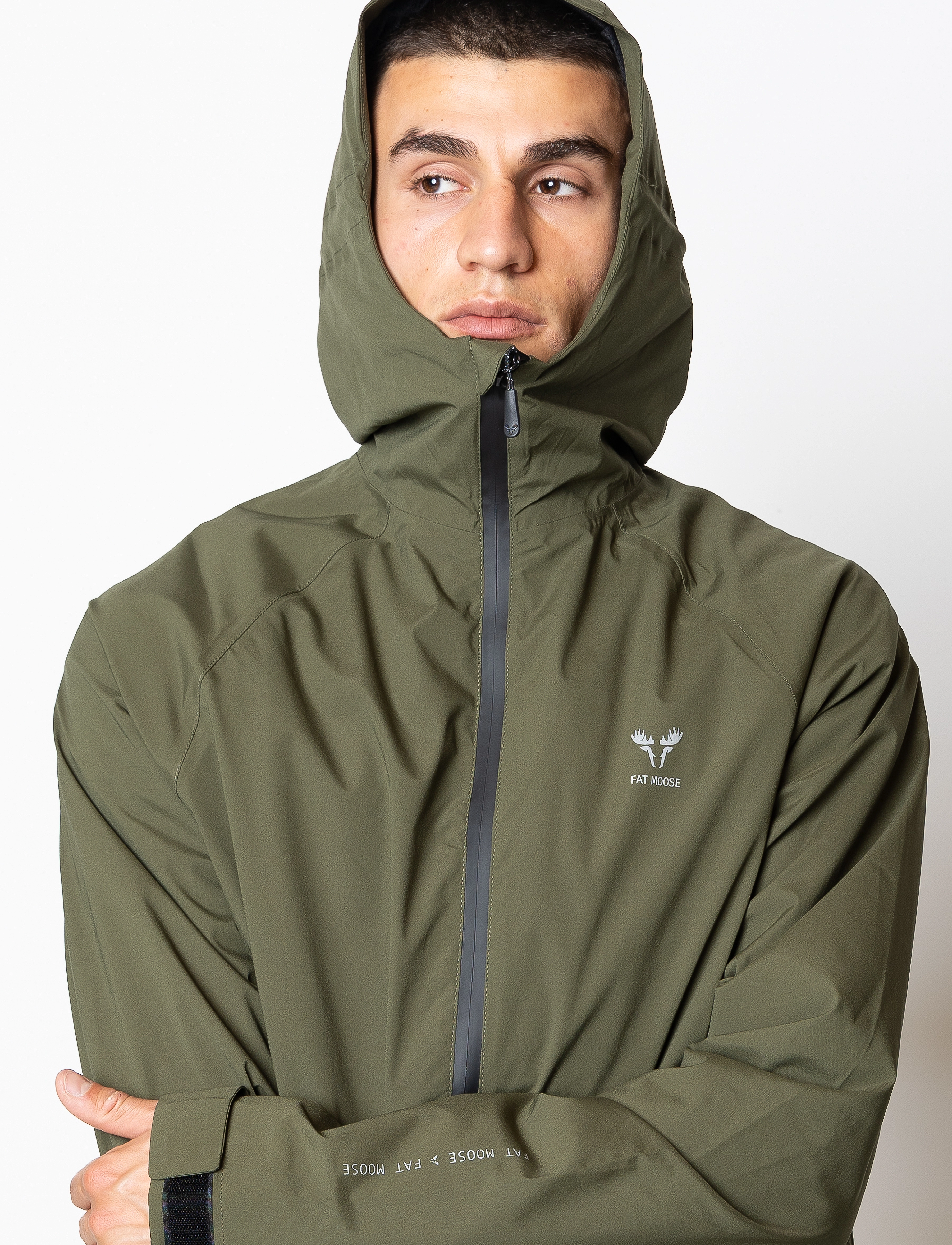 Fat Moose - Sky Shell Jacket - army - 3
