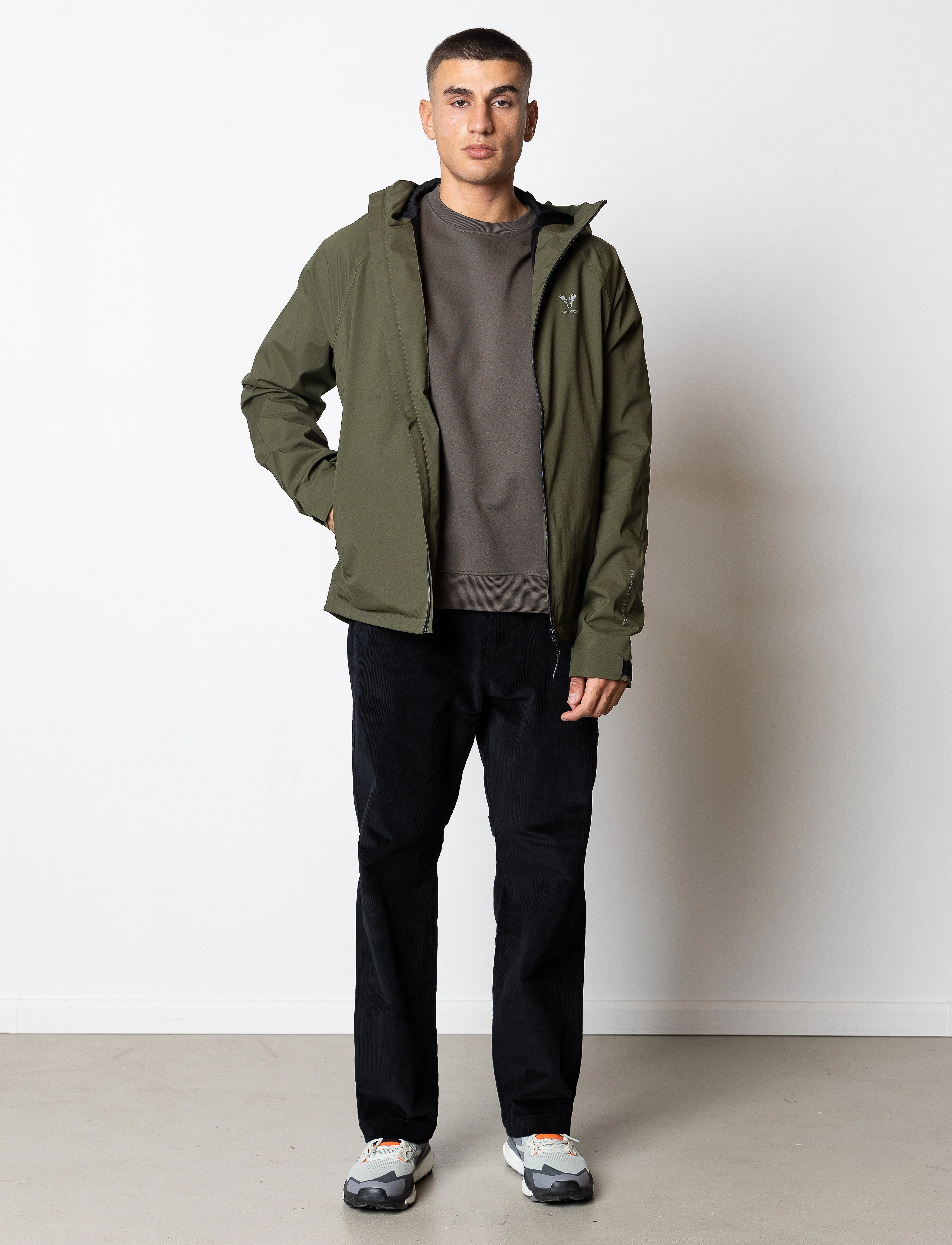 Fat Moose - Sky Shell Jacket - army - 4