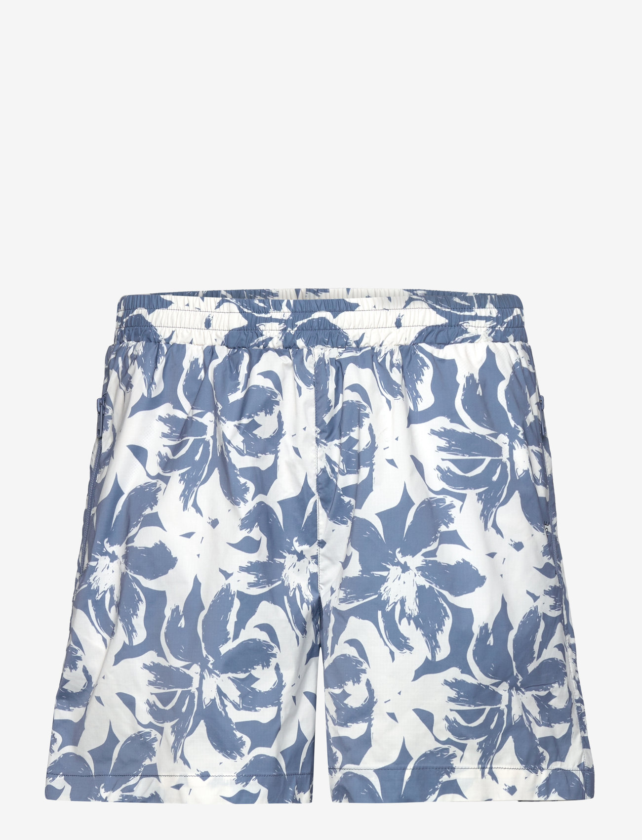 Fat Moose - Ocean Swim Shorts - badehose - ecru/dusty blue bold bloom - 1