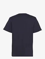 Fat Moose - Logo Cotton Tee - kortärmade t-shirts - dark navy - 1