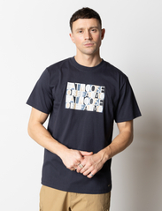Fat Moose - Logo Cotton Tee - short-sleeved t-shirts - dark navy - 2