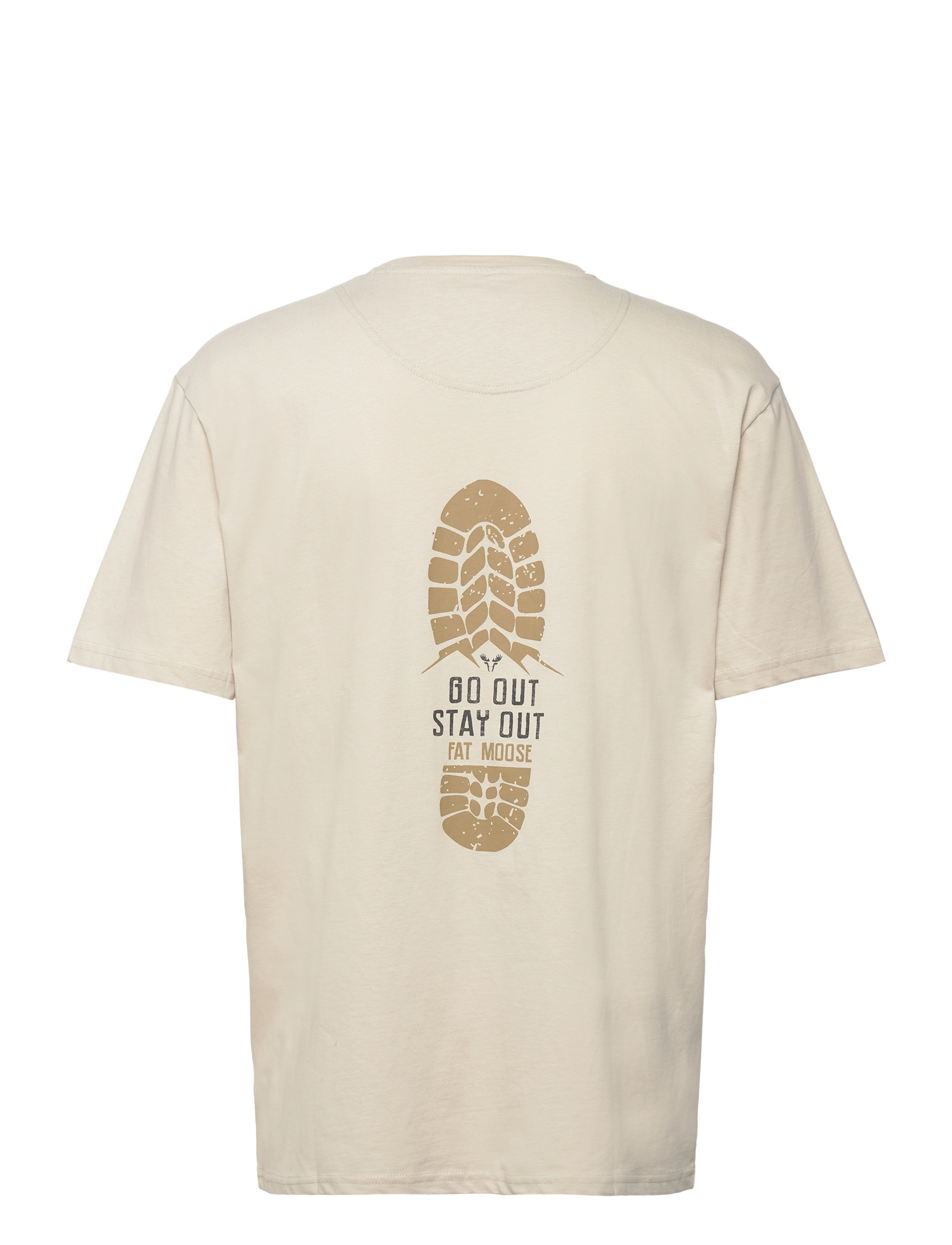 Fat Moose - Hike Tee - soft sand - 1
