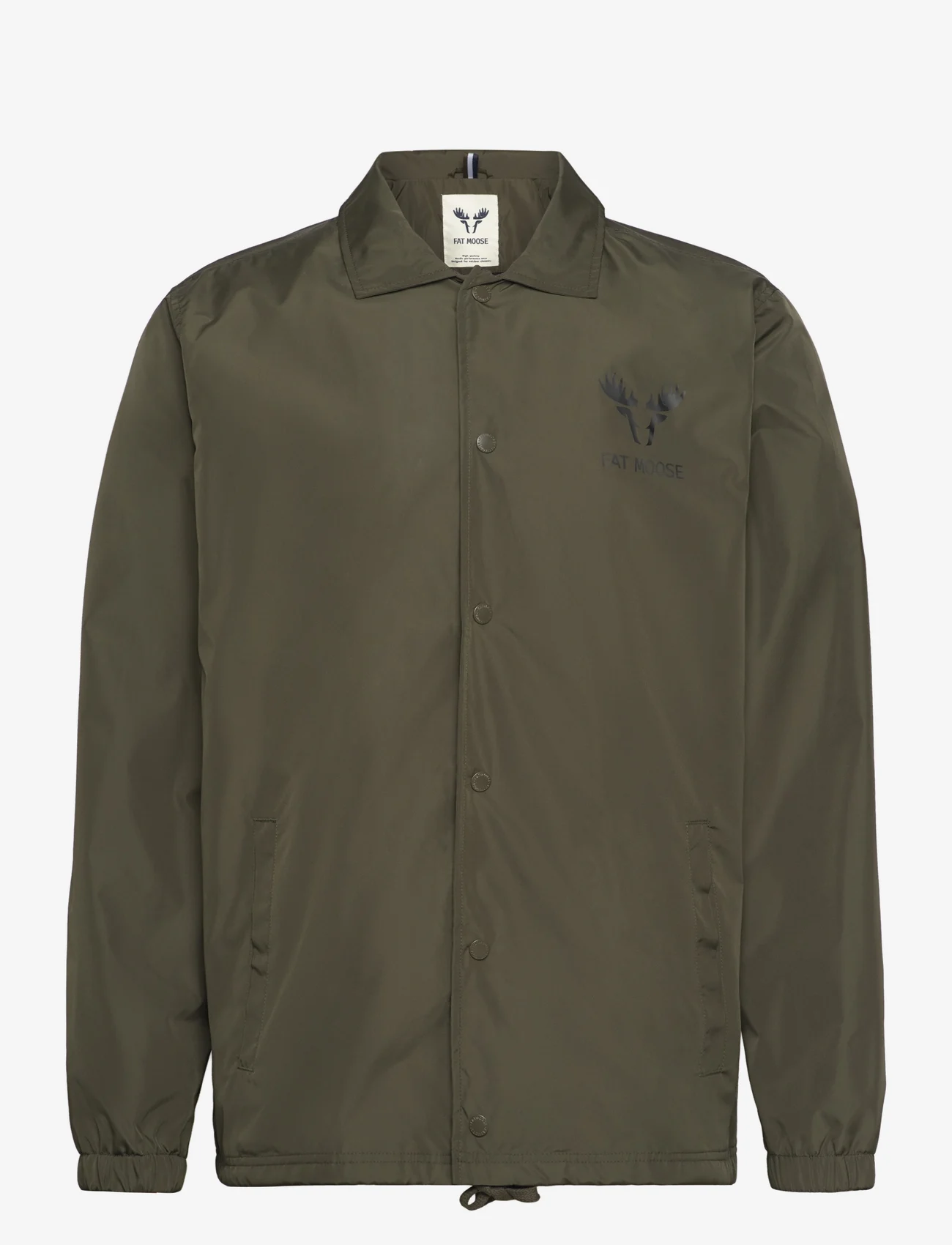 Fat Moose - Lake Coach Jacket - pavasarinės striukės - army - 0