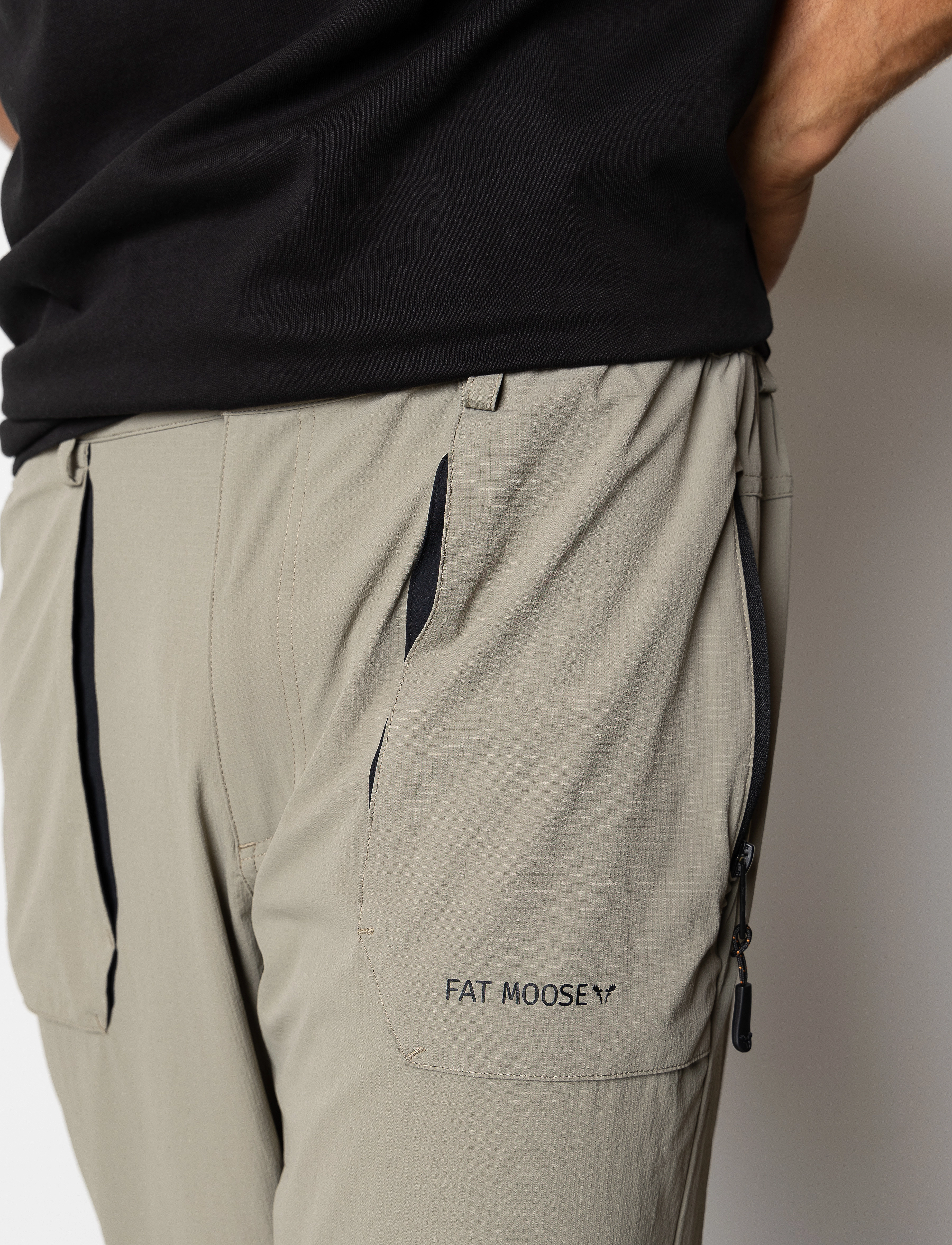 Fat Moose - Track pants - cargobukser - grey green/black - 4