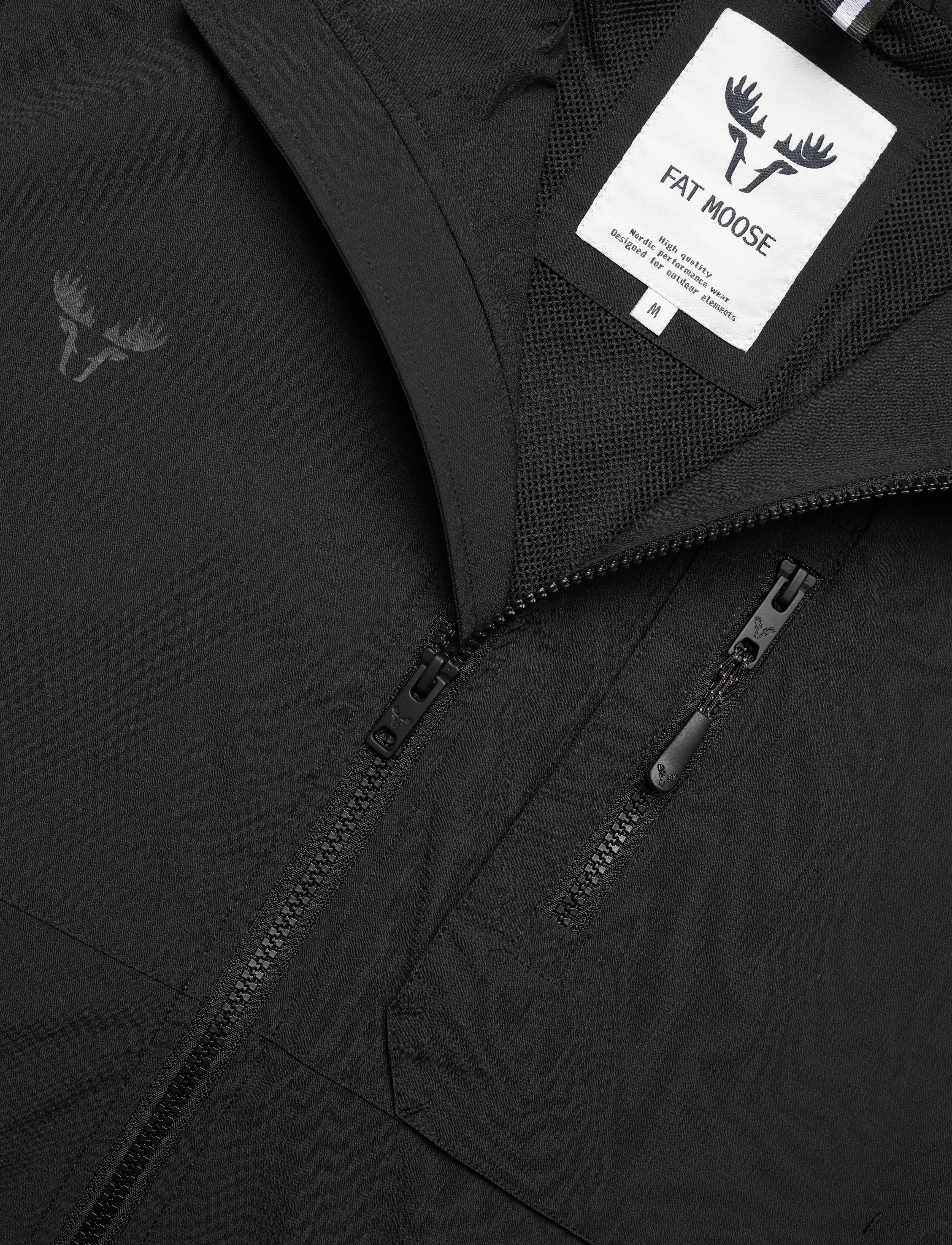 Fat Moose - Track jacket - black - 5
