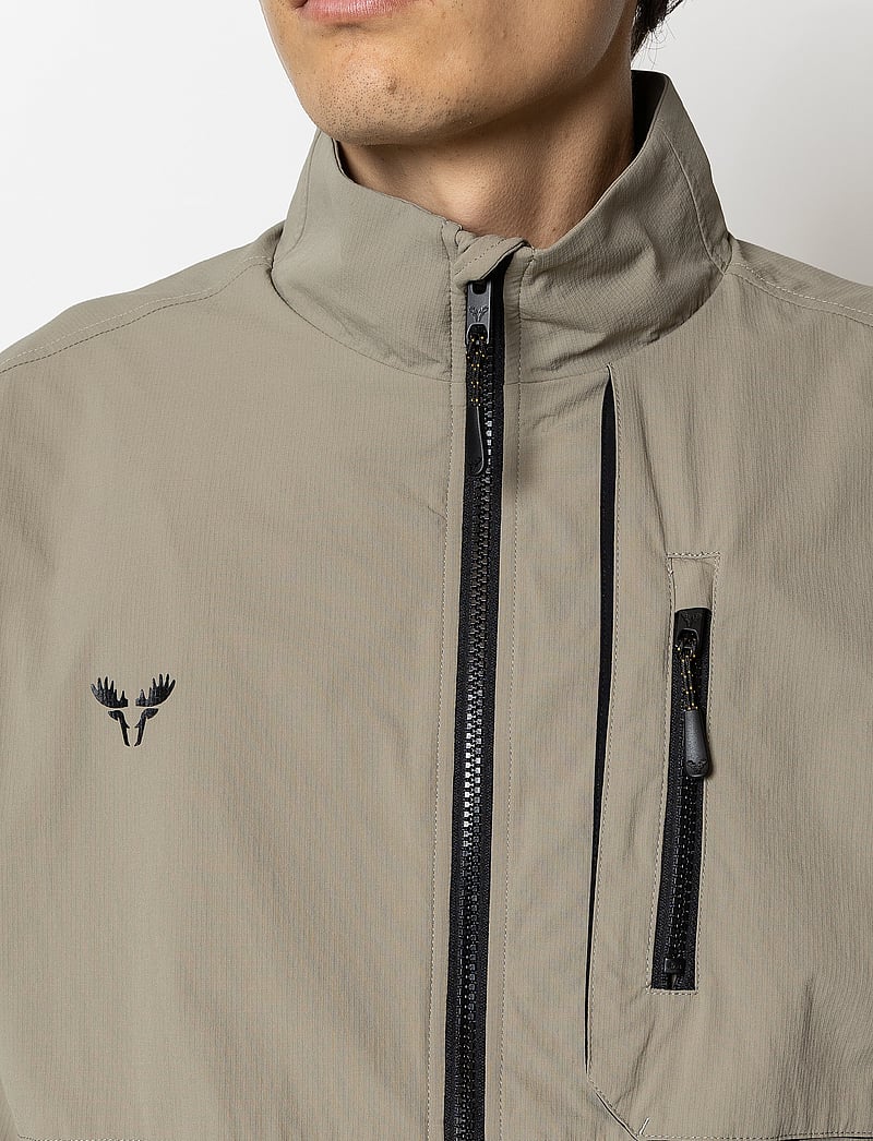 Fat Moose - Track jacket - herbstjacken - grey green/black - 3