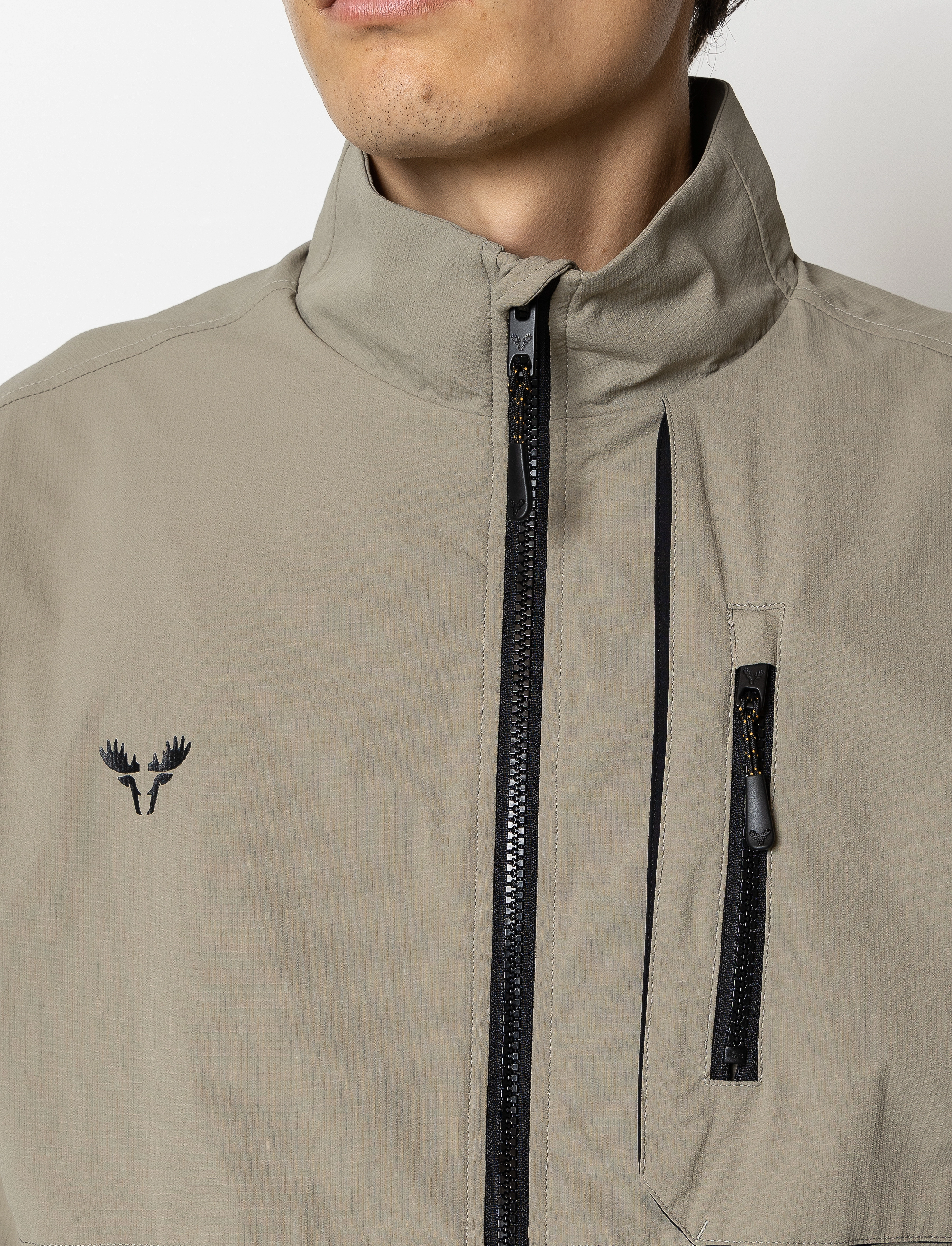 Fat Moose - Track jacket - grey green/black - 3