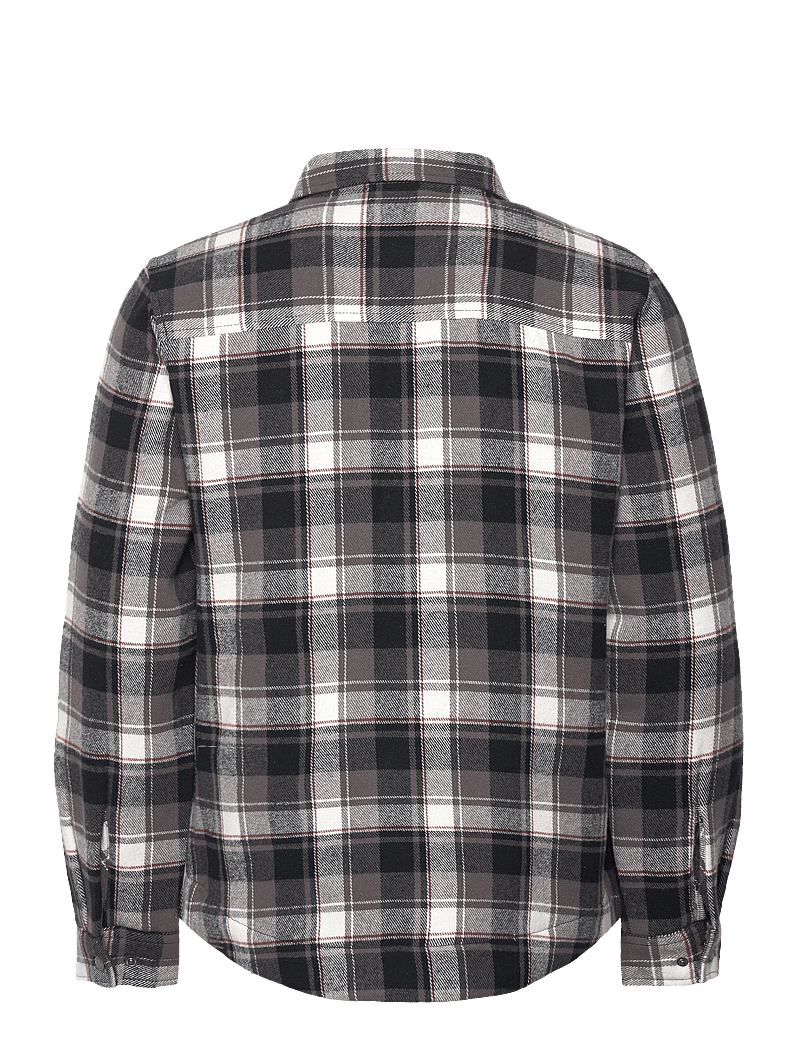 Fat Moose - Holger overshirt - herbstjacken - black/ecru check - 2