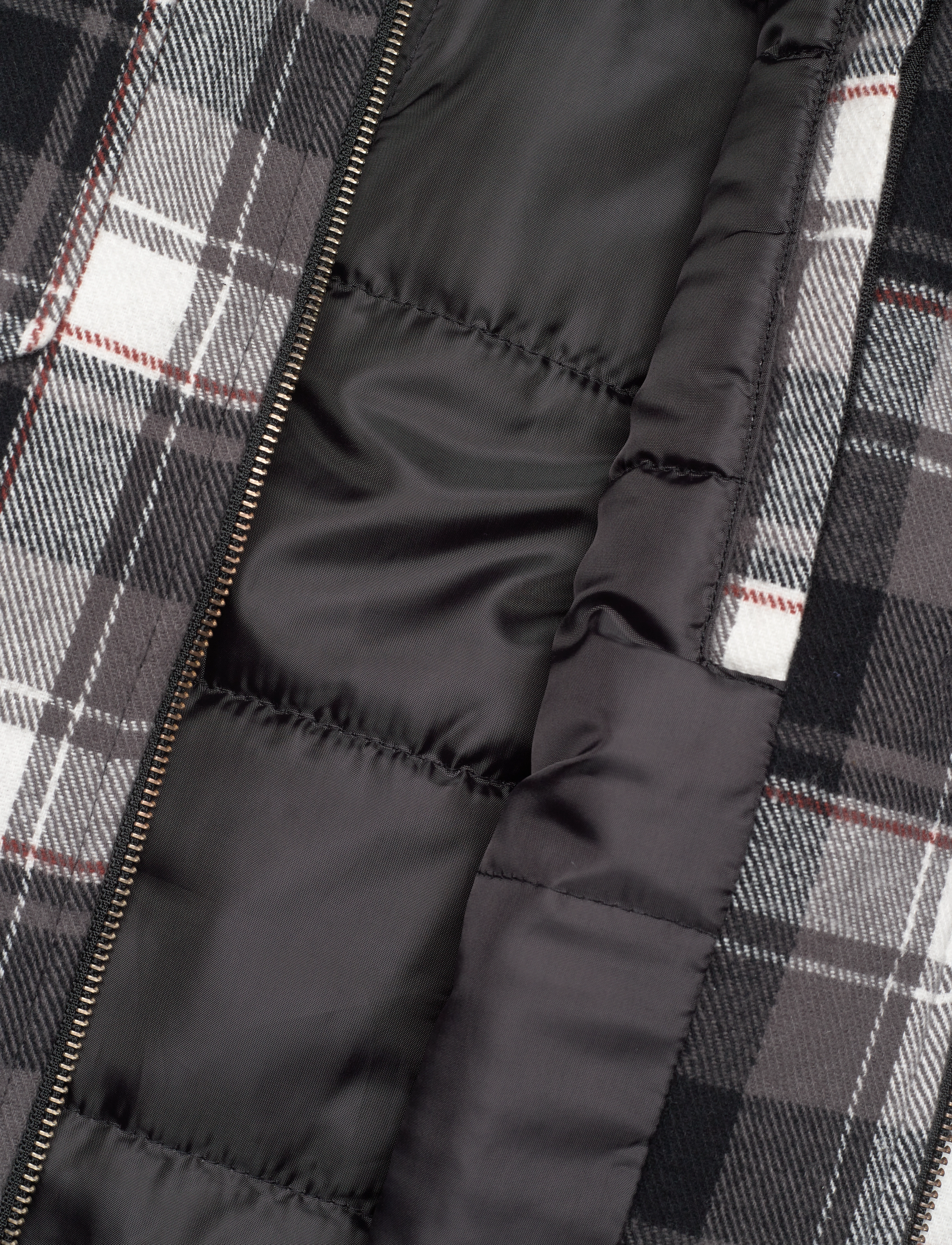 Fat Moose - Holger overshirt - forårsjakker - black/ecru check - 5