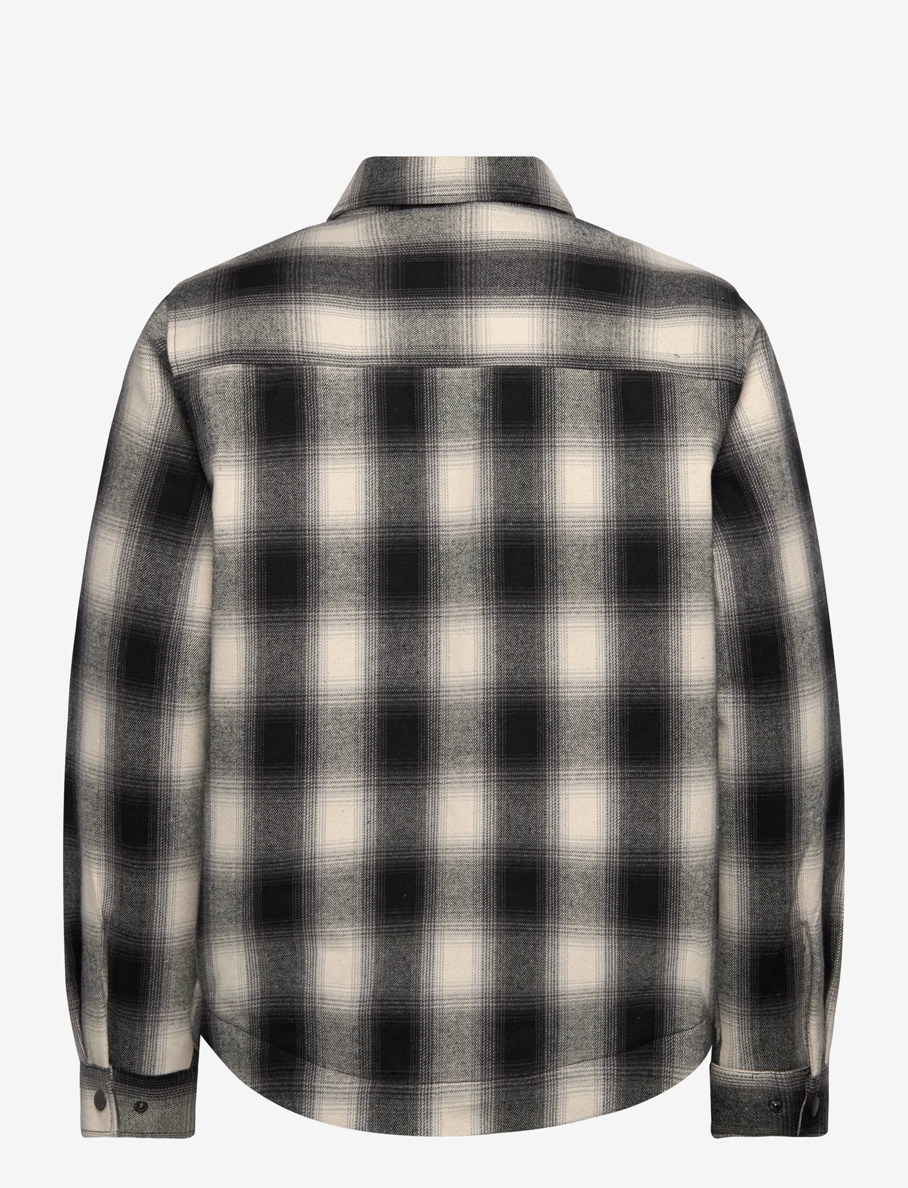 Fat Moose - Holger overshirt - syystakit - black/grey check - 2