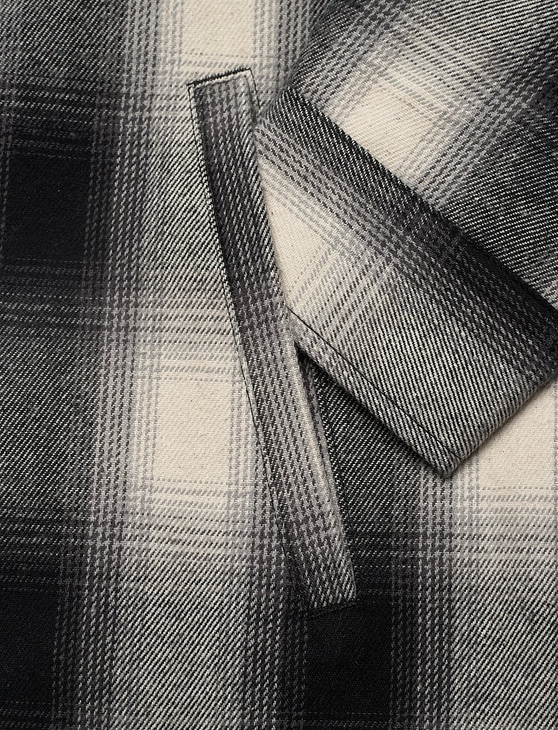 Fat Moose - Holger overshirt - höstjackor - black/grey check - 5