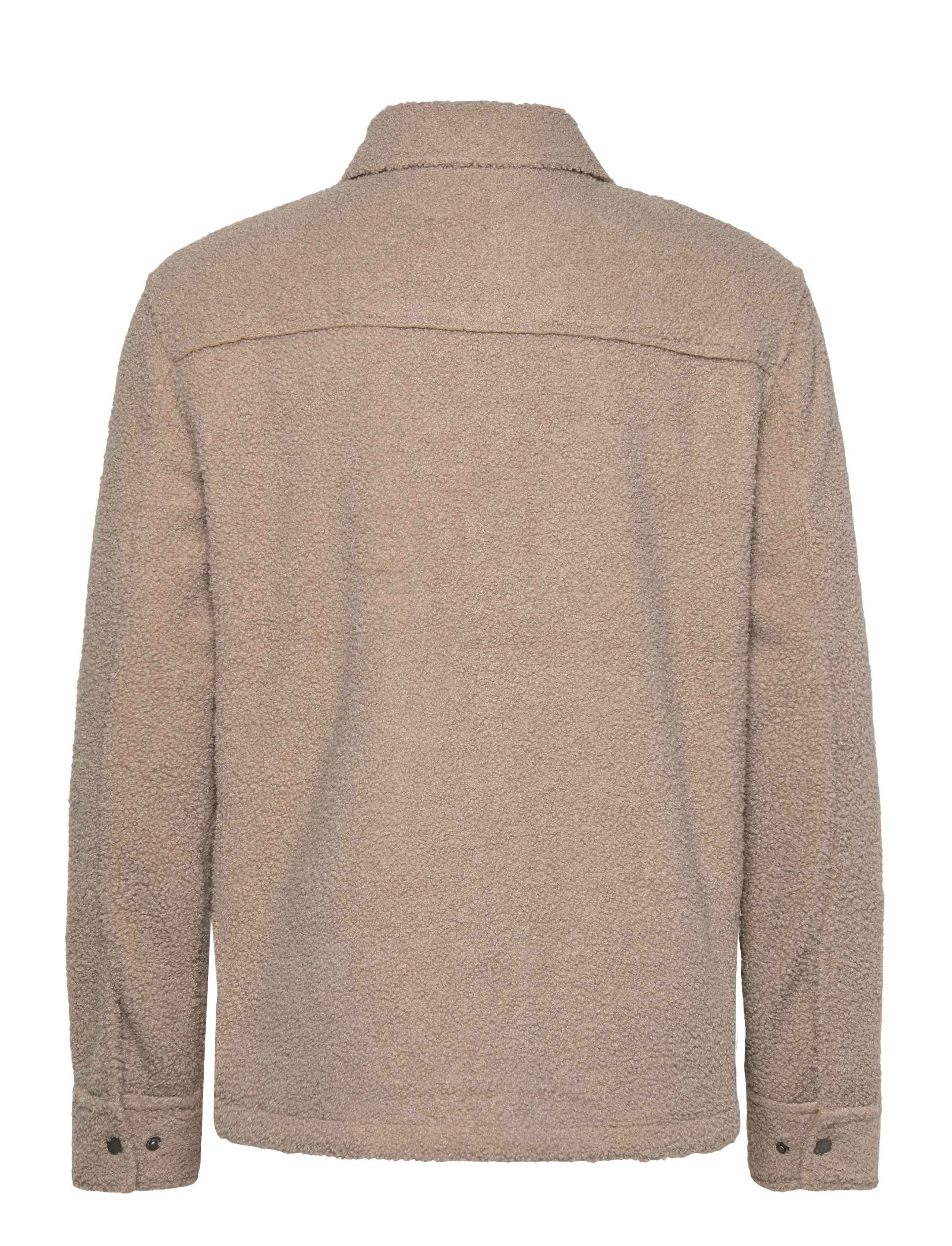 Fat Moose - Ace boucle overshirt - mænd - vetiver - 2