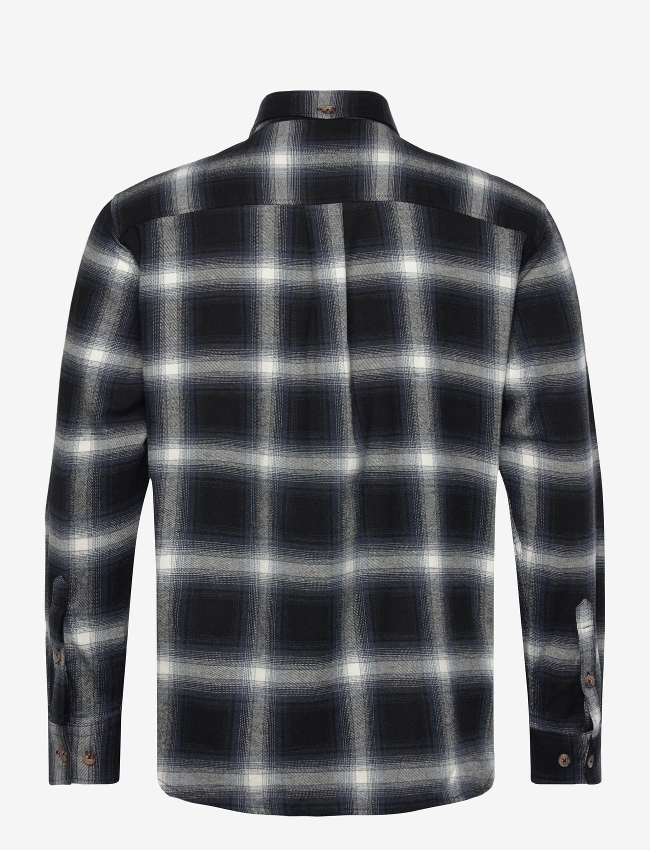 Fat Moose - Forest flannel shirt - flanellskjortor - dark navy/black check - 1