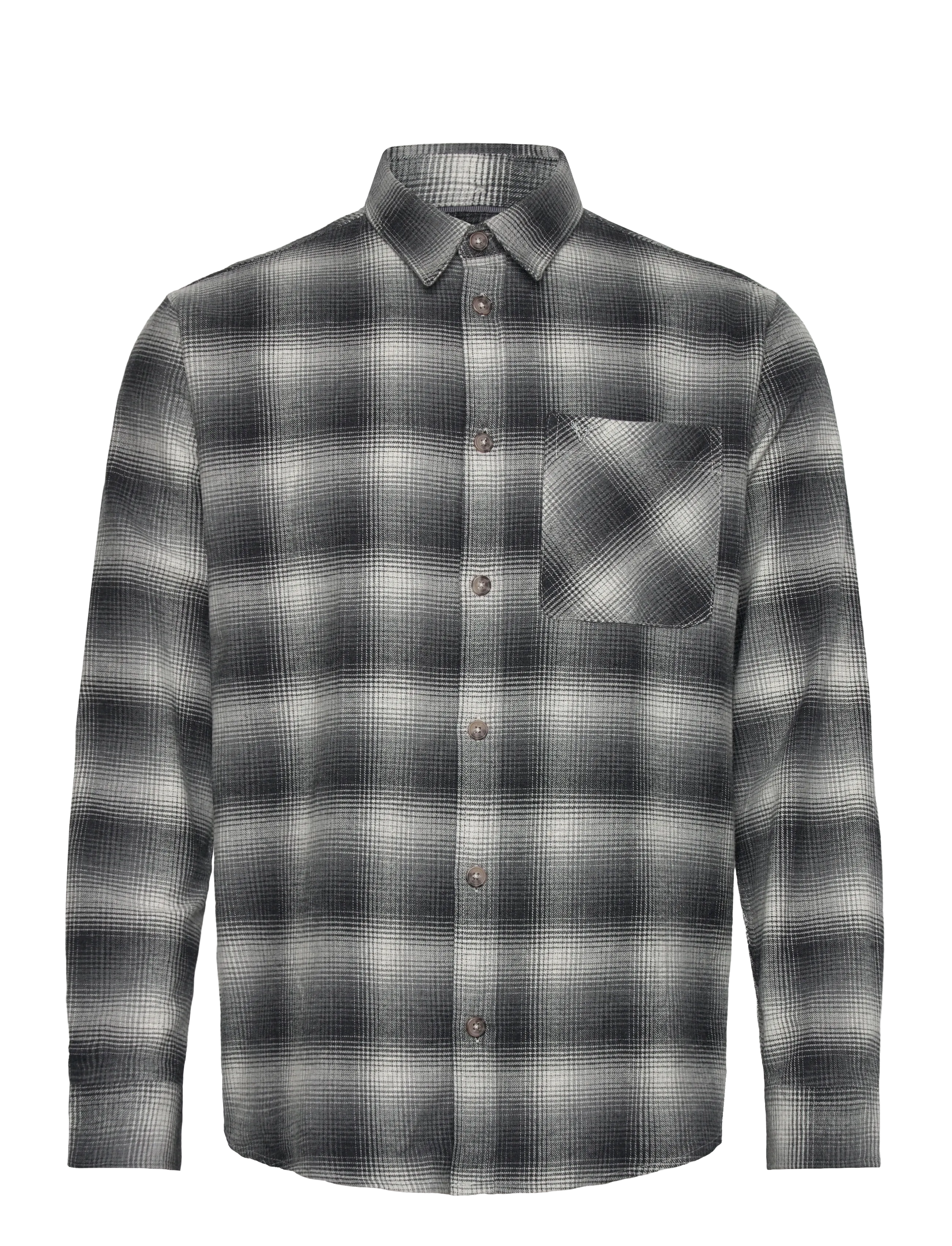 FAT MOOSE Forest Flannel Shirt Grau - S - Herren