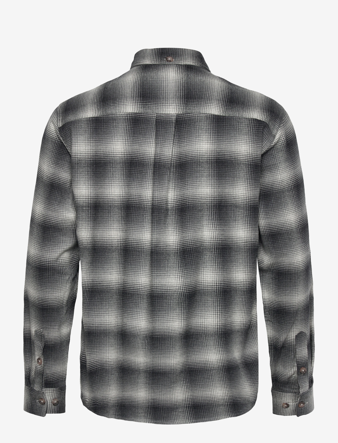 Fat Moose - Forest flannel shirt - flannel-skjorter - mid grey/light grey - 1