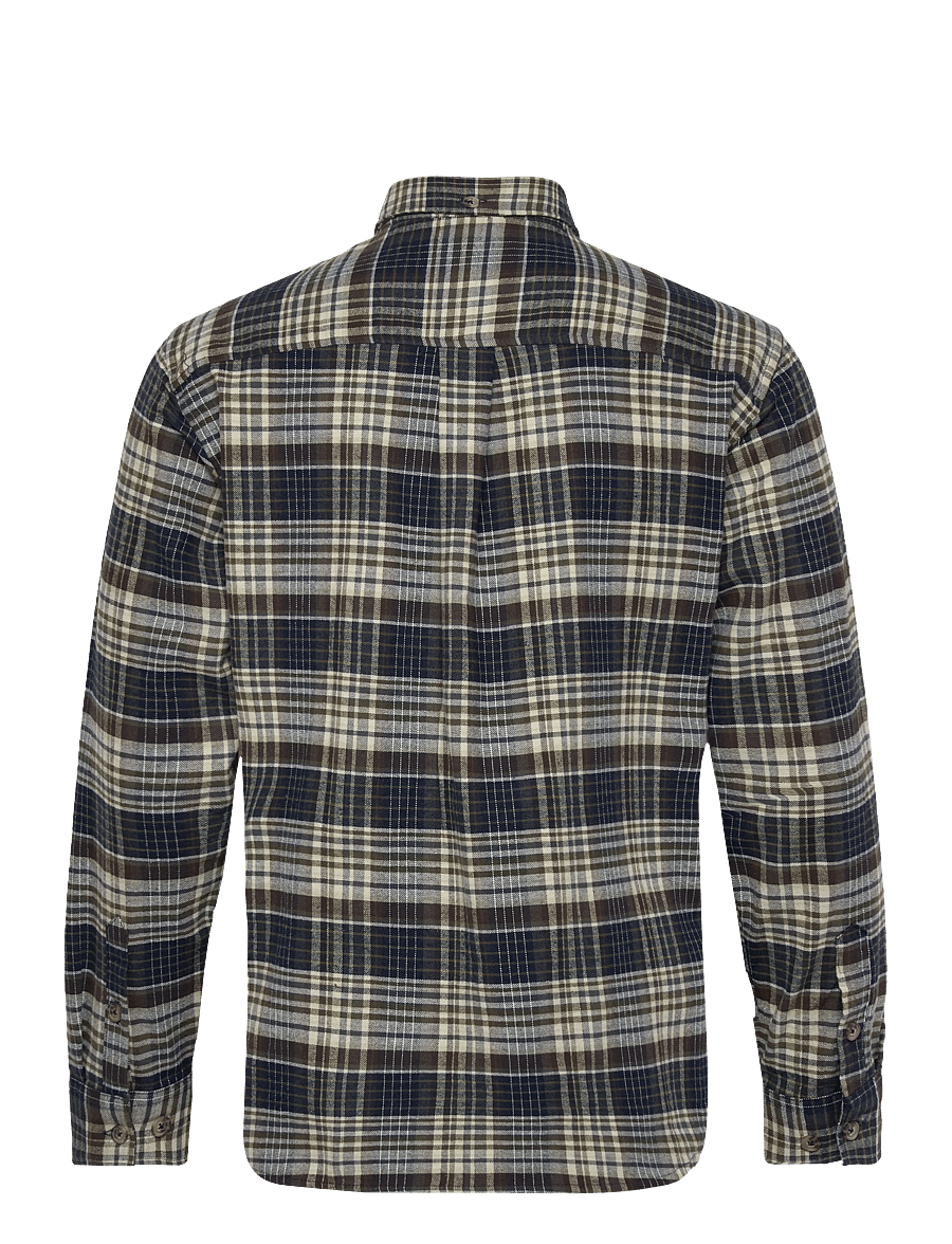Fat Moose - Forest flannel shirt - flannel-skjorter - navy/moss check - 2
