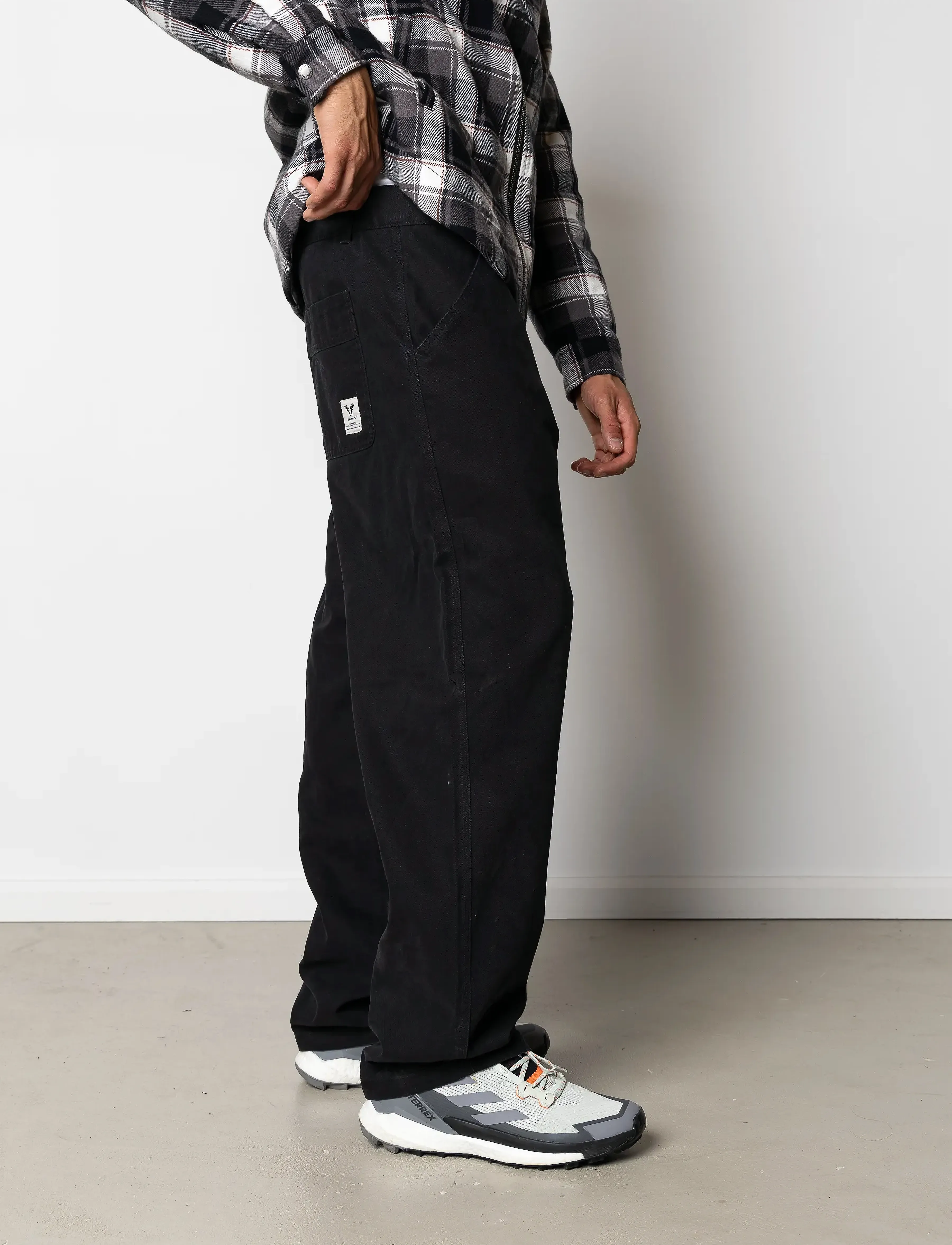 Fat Moose Dereck cotton pants - Deals - BLACK / black
