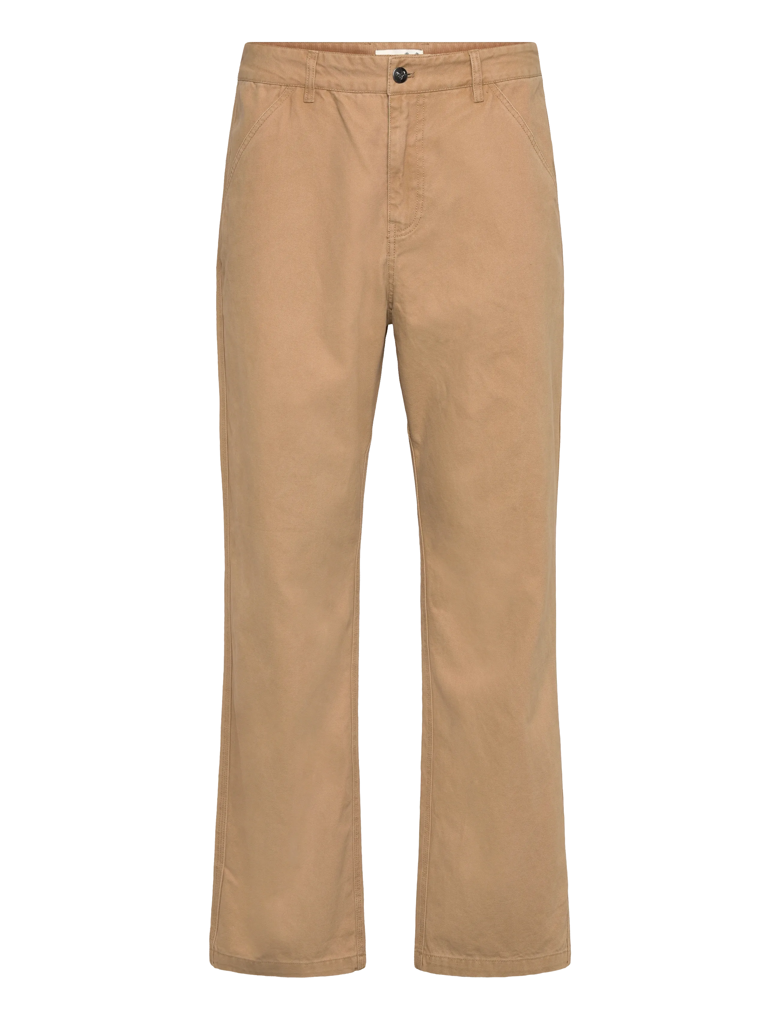 Fat Moose Dereck canvas pants - Casual bukser - DARK KHAKI / beige