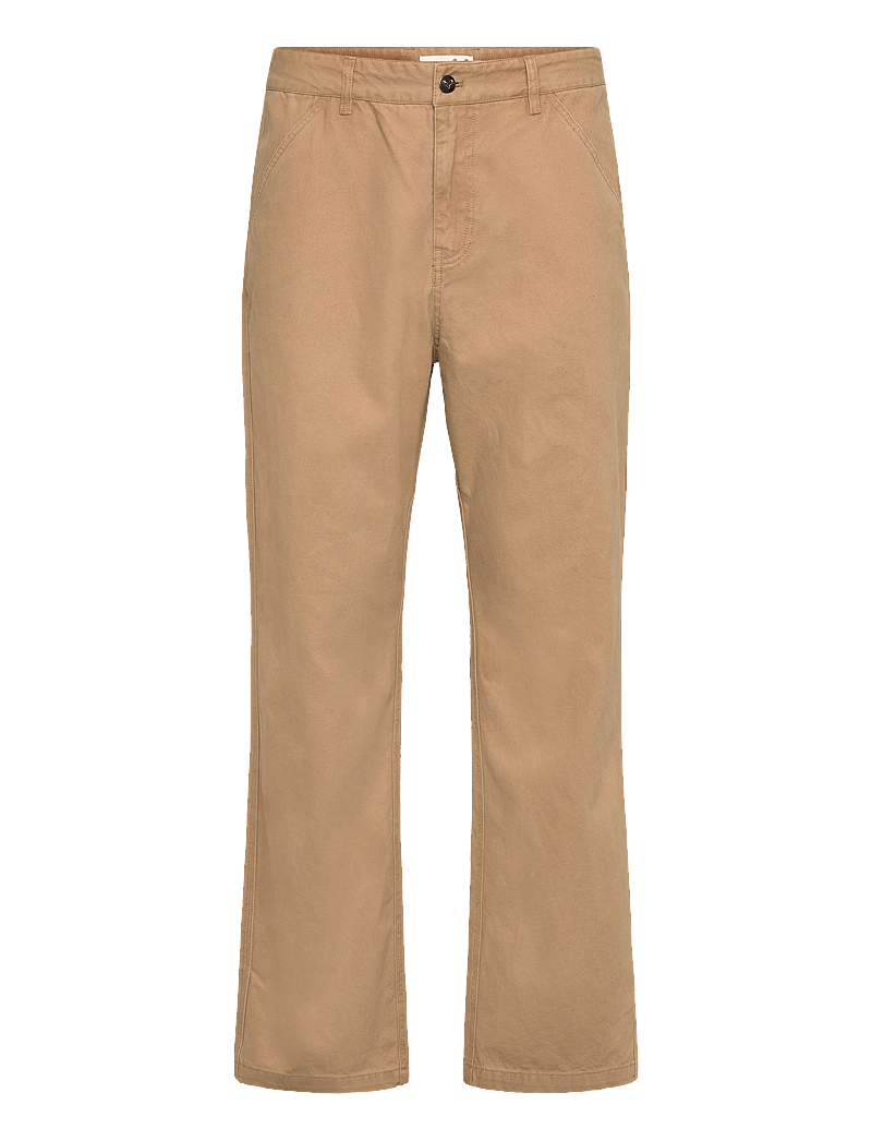 Fat Moose - Dereck cotton pants - vabaaja püksid - dark khaki - 1