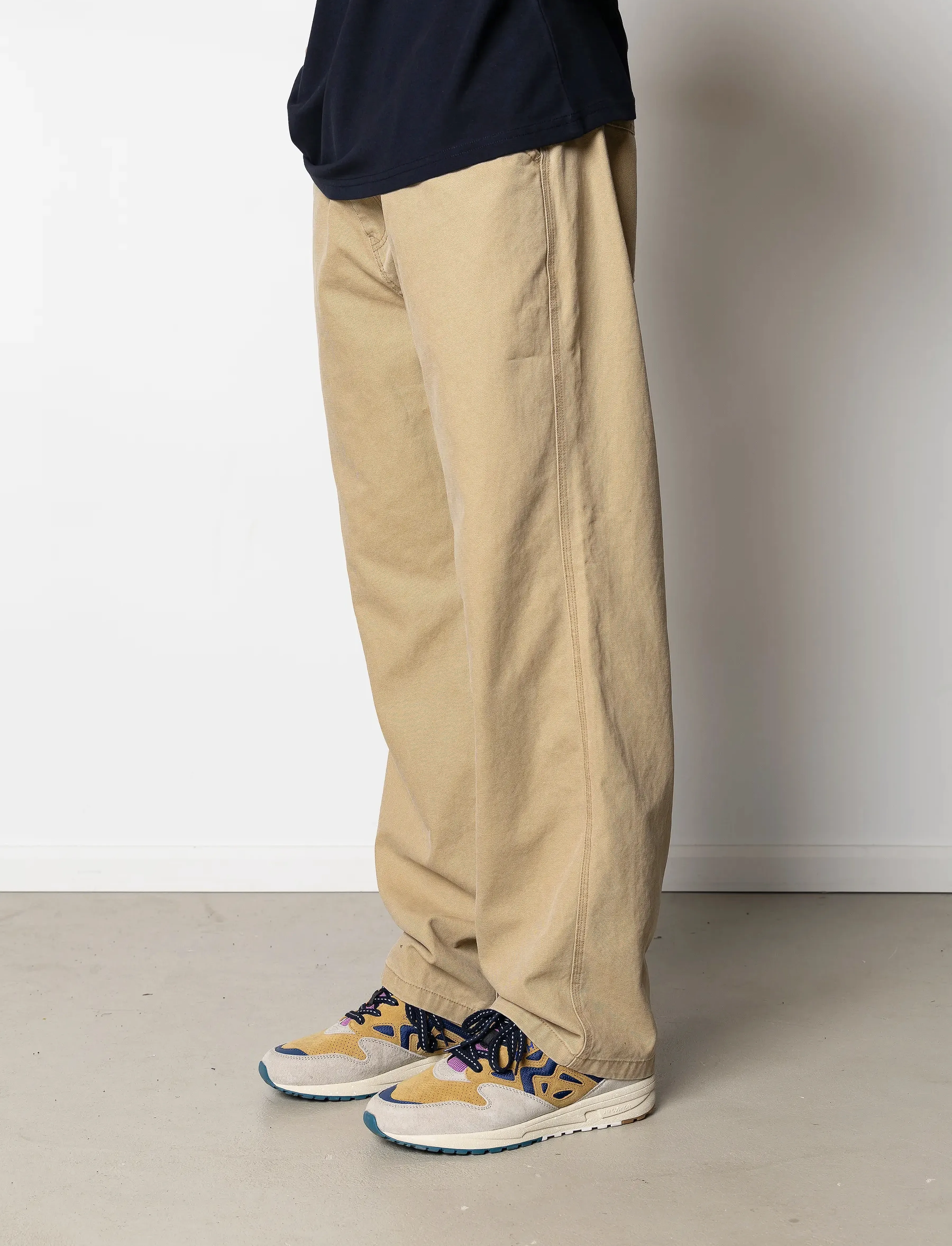 Fat Moose Dereck cotton pants - Casual - DARK KHAKI / beige