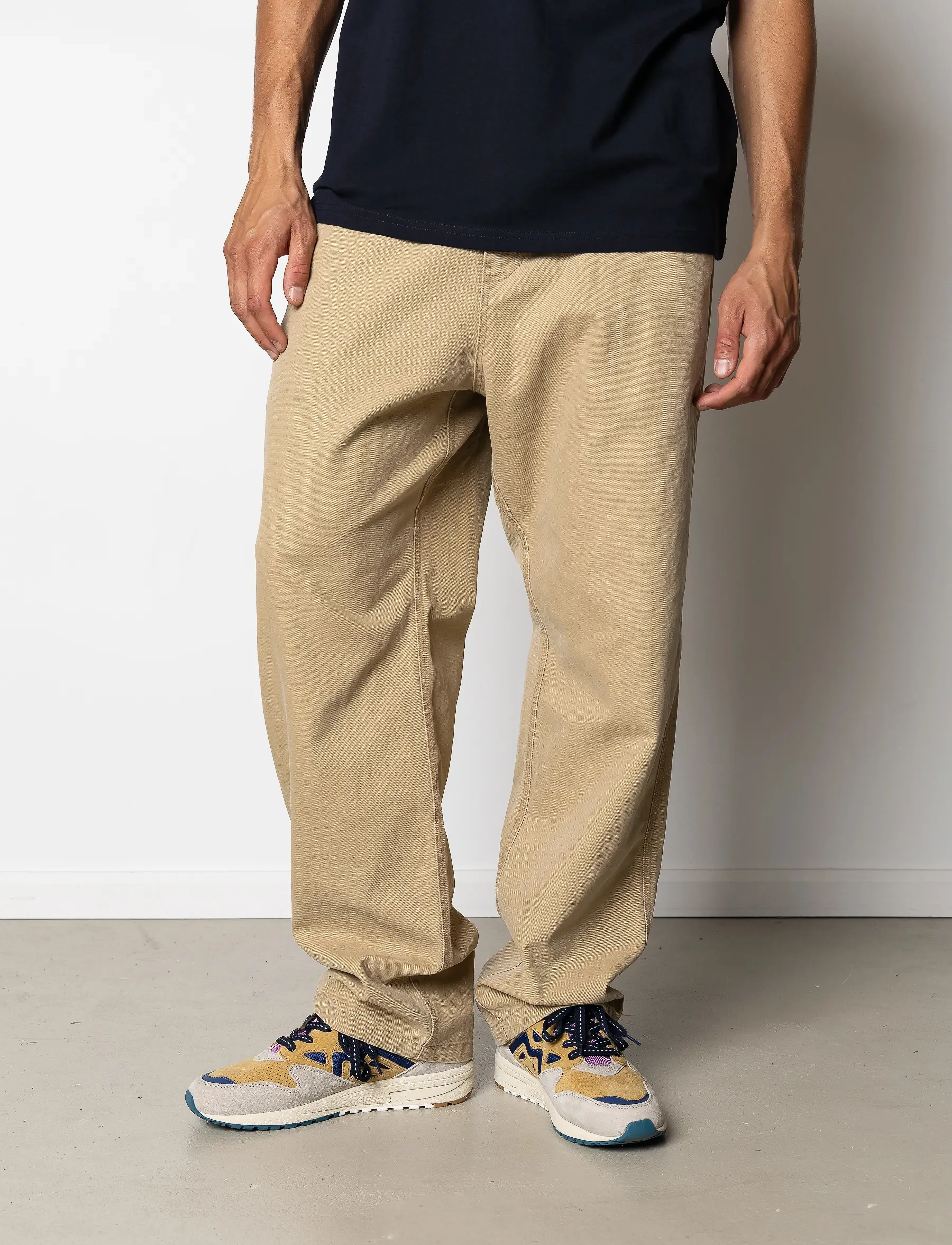 Fat Moose - Dereck cotton pants - vabaaja püksid - dark khaki - 4