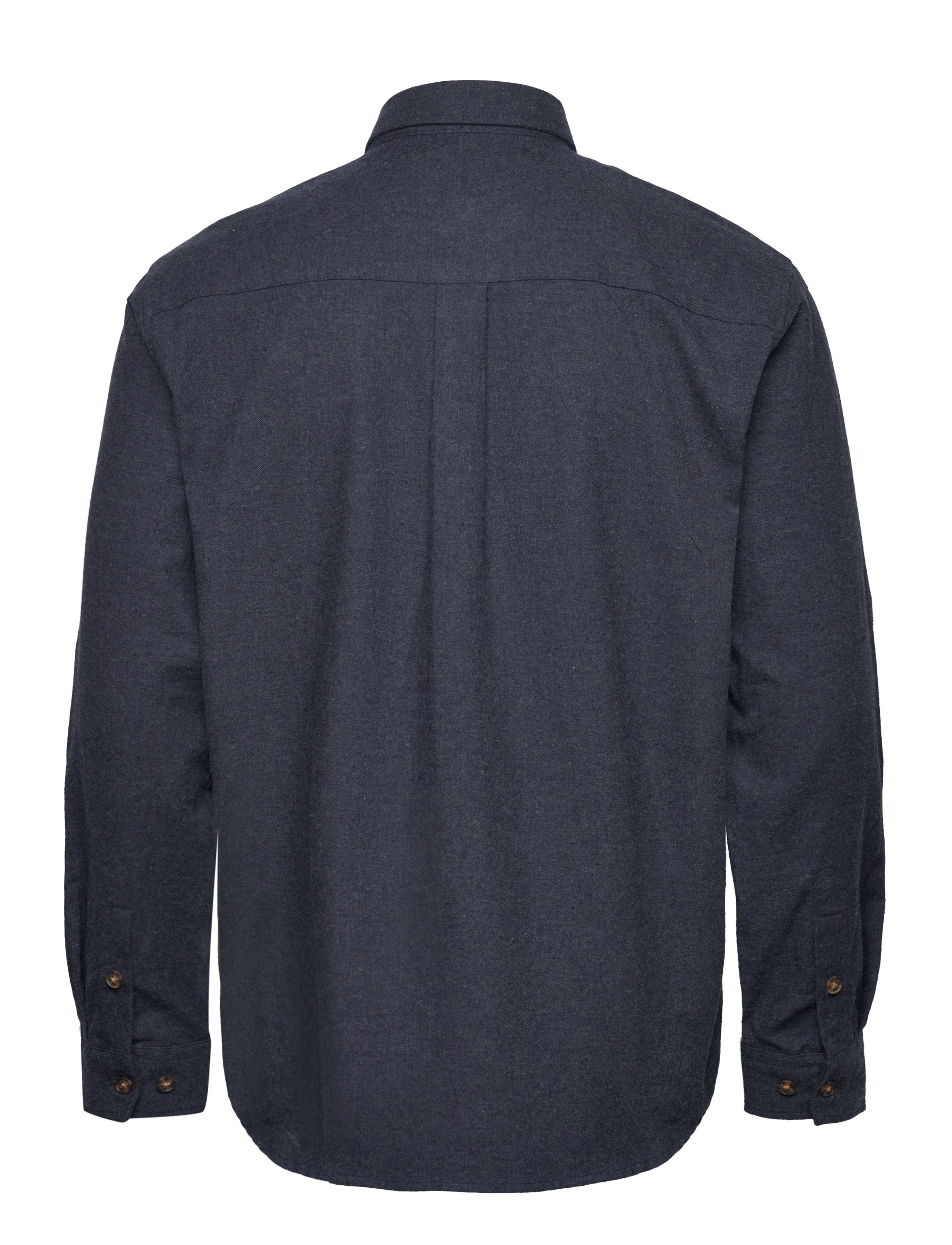 Fat Moose - Frank flannel shirt - casual skjorter - dark navy melange - 3