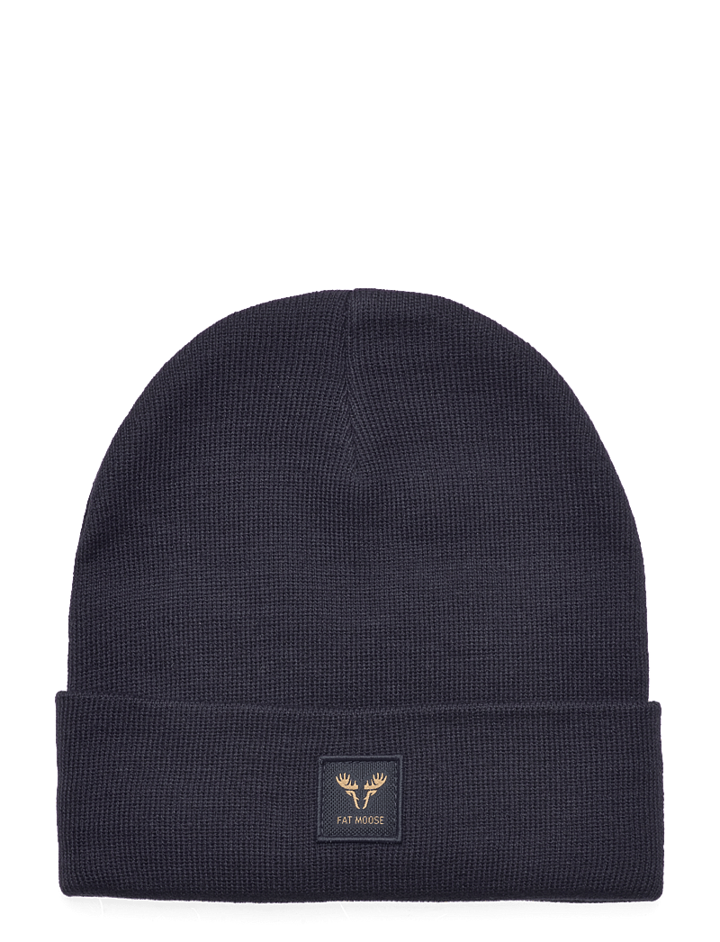 Fat Moose - Base 2-pack beanie - kollektionen - dark navy/bronze - 1