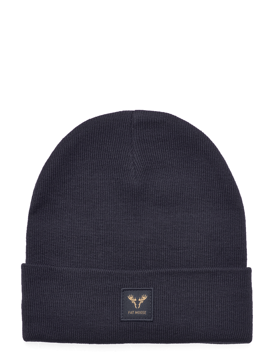 Fat Moose - Base 2-pack beanie - kollektionen - dark navy/bronze - 1