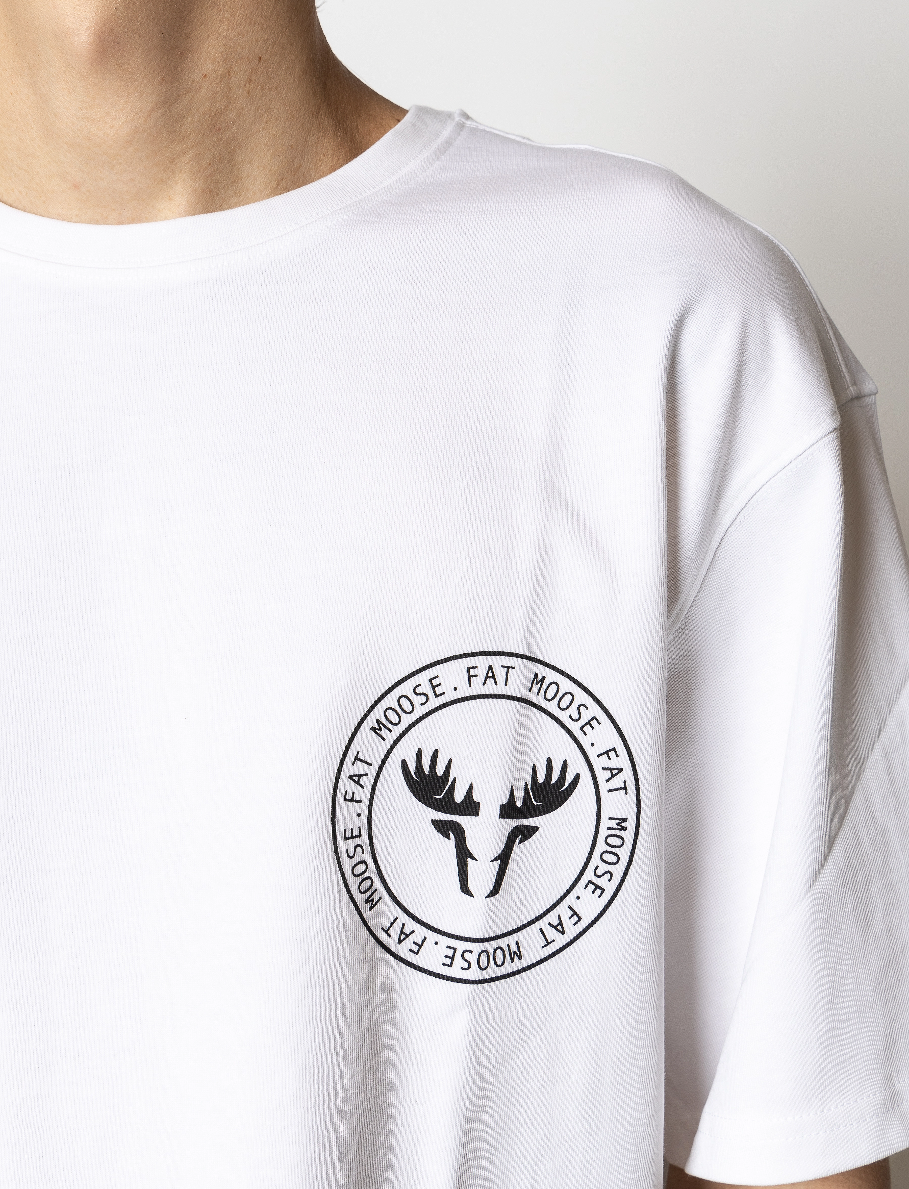 Fat Moose - Toby T-shirt - white - 4