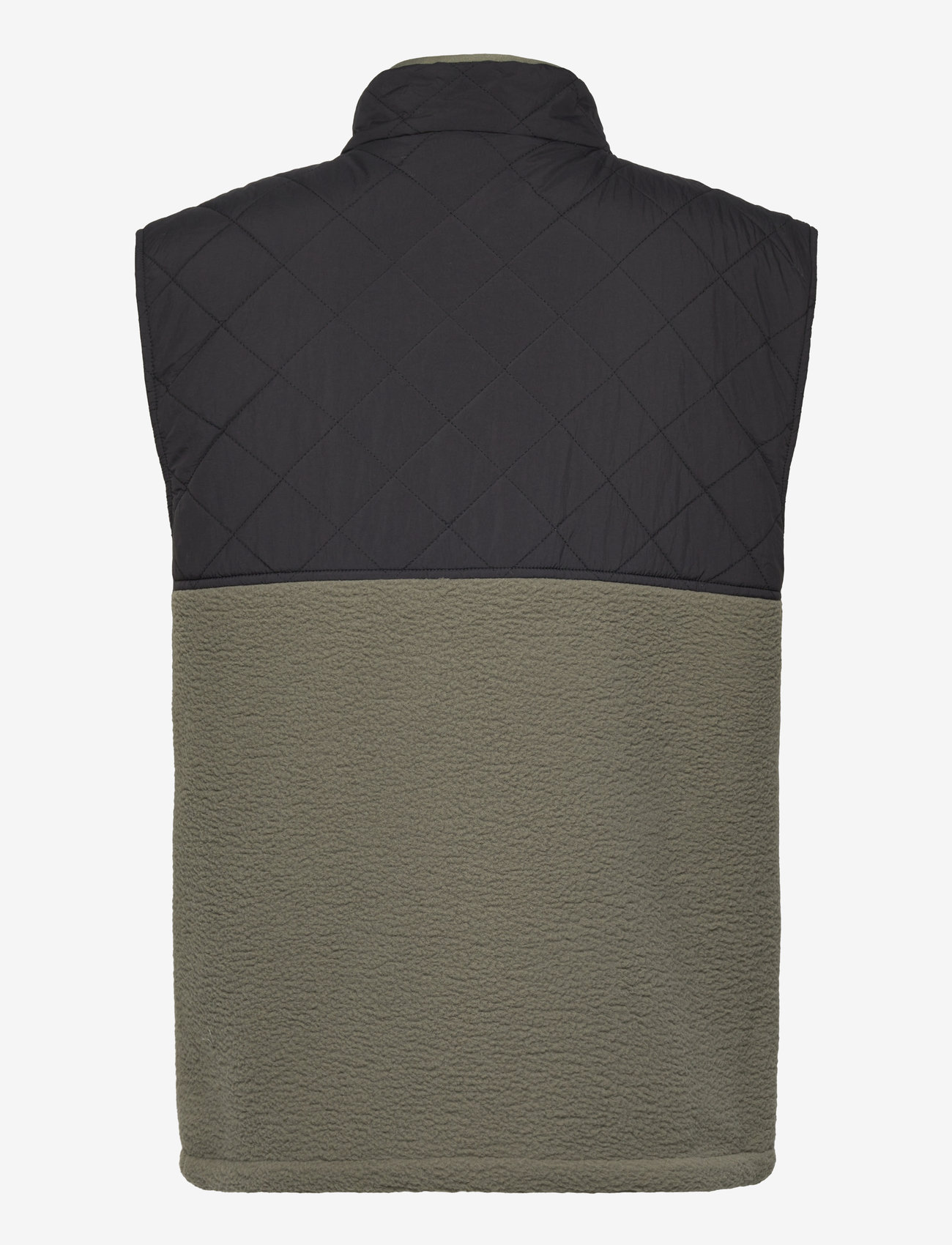 Fat Moose - Carter fleece mix vest - grey green/black - 2