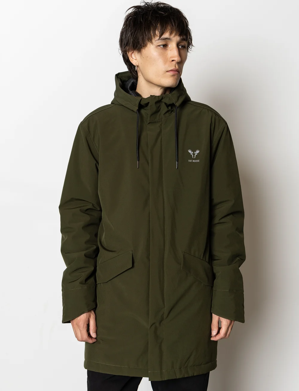 Fat Moose - Jace winter jacket - vinterjackor - green - 0