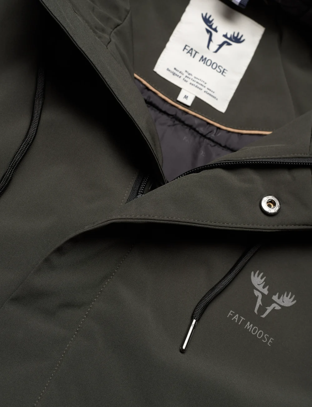 Fat Moose - Jace winter jacket - vinterjackor - green - 3